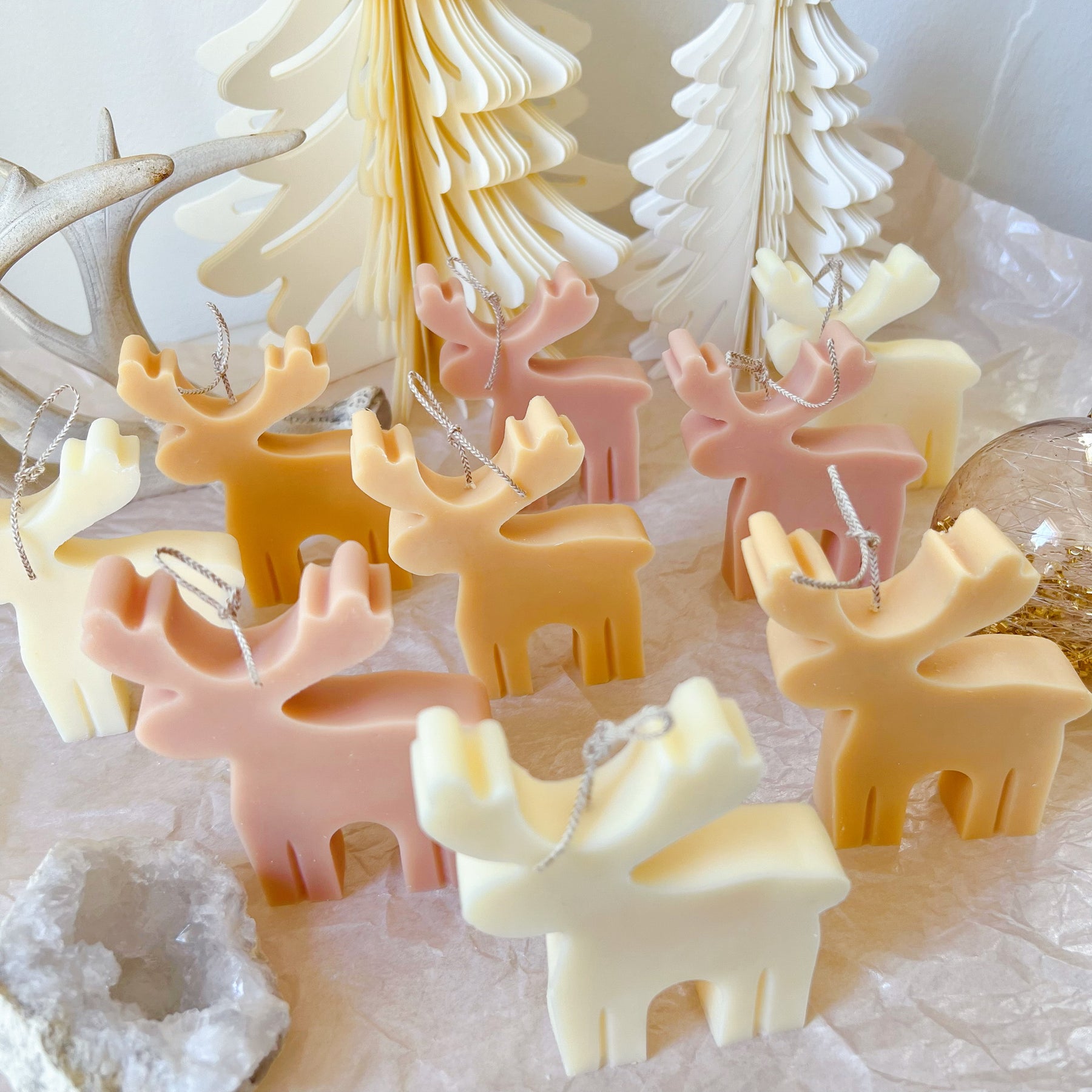 Christmas Gift & Xmas Décor Reindeer Candle - LMJ Candles