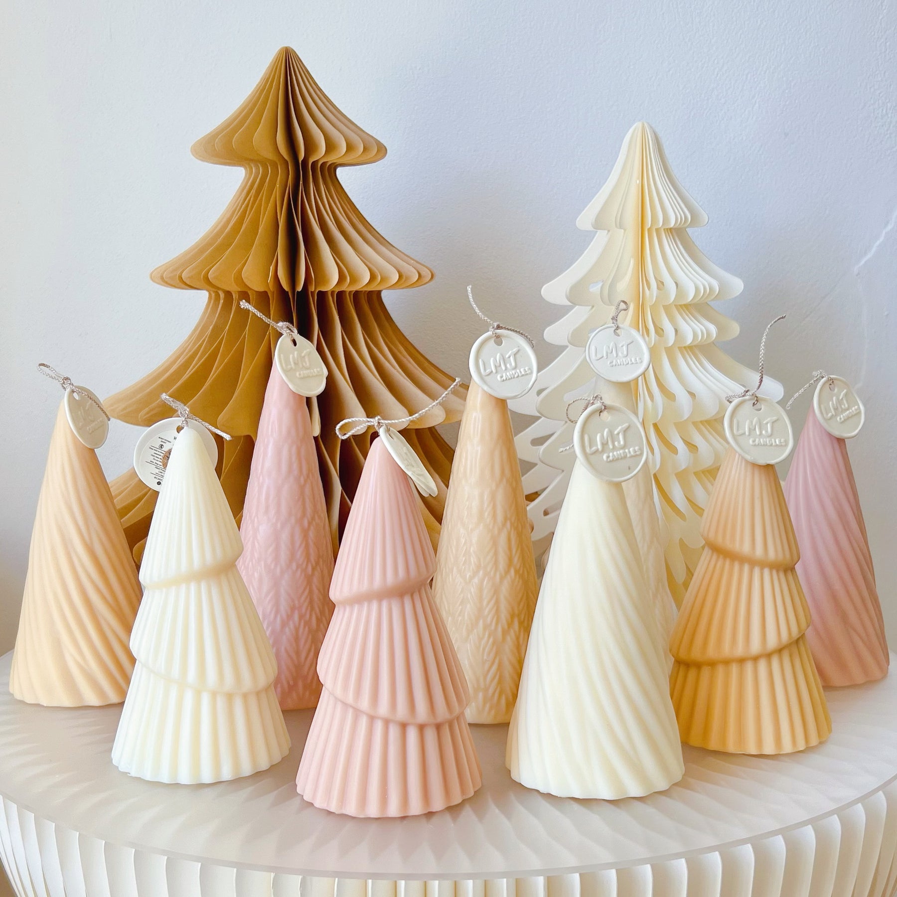 Christmas Tree Scented Soy Candle - Xmas Décor - LMJ Candles