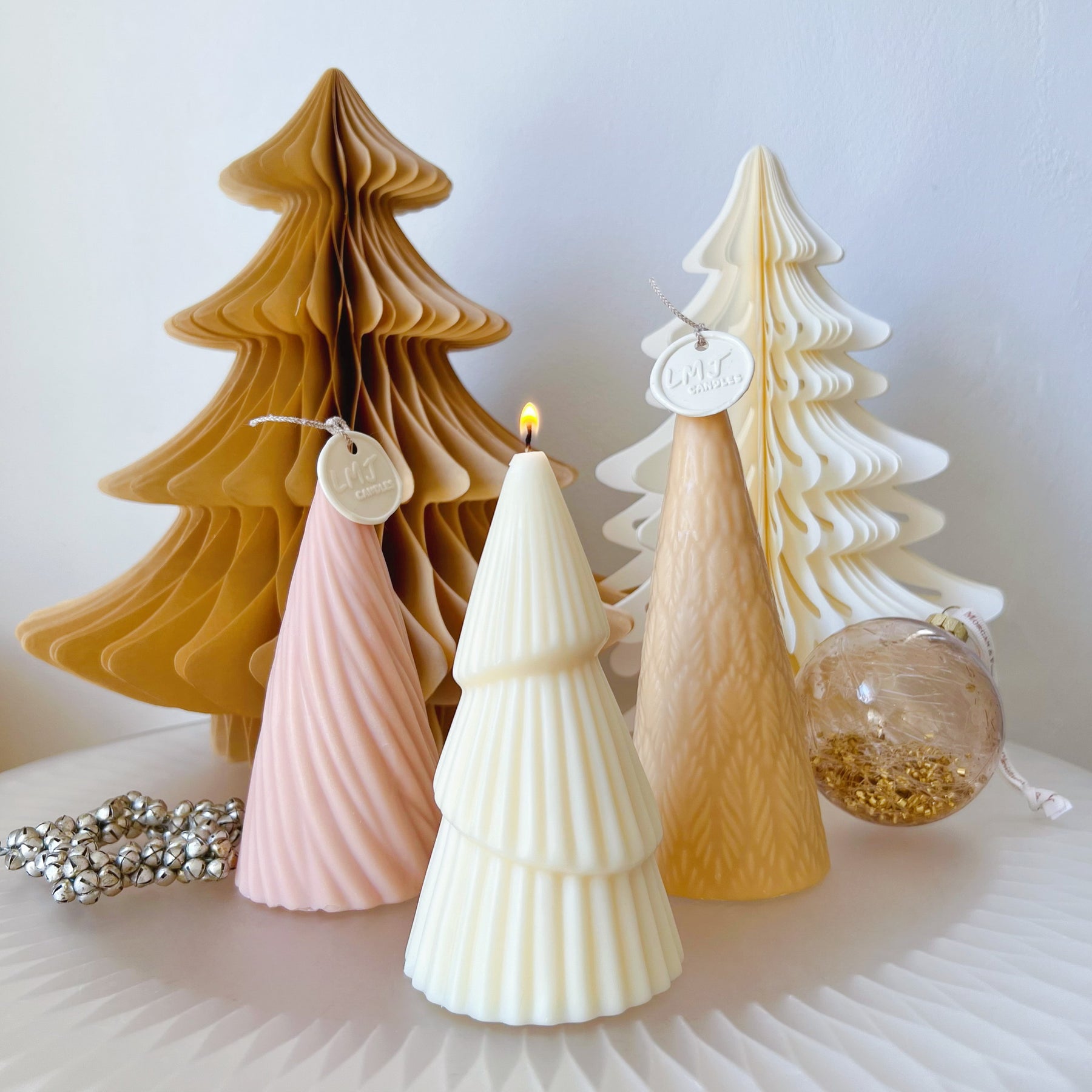 Christmas Tree Scented Soy Candle - Xmas Décor - LMJ Candles