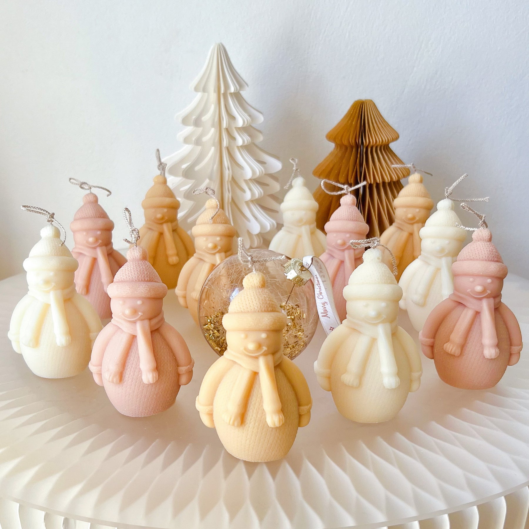 Christmas Gift & Xmas Décor - Snowman Candle - LMJ Candles