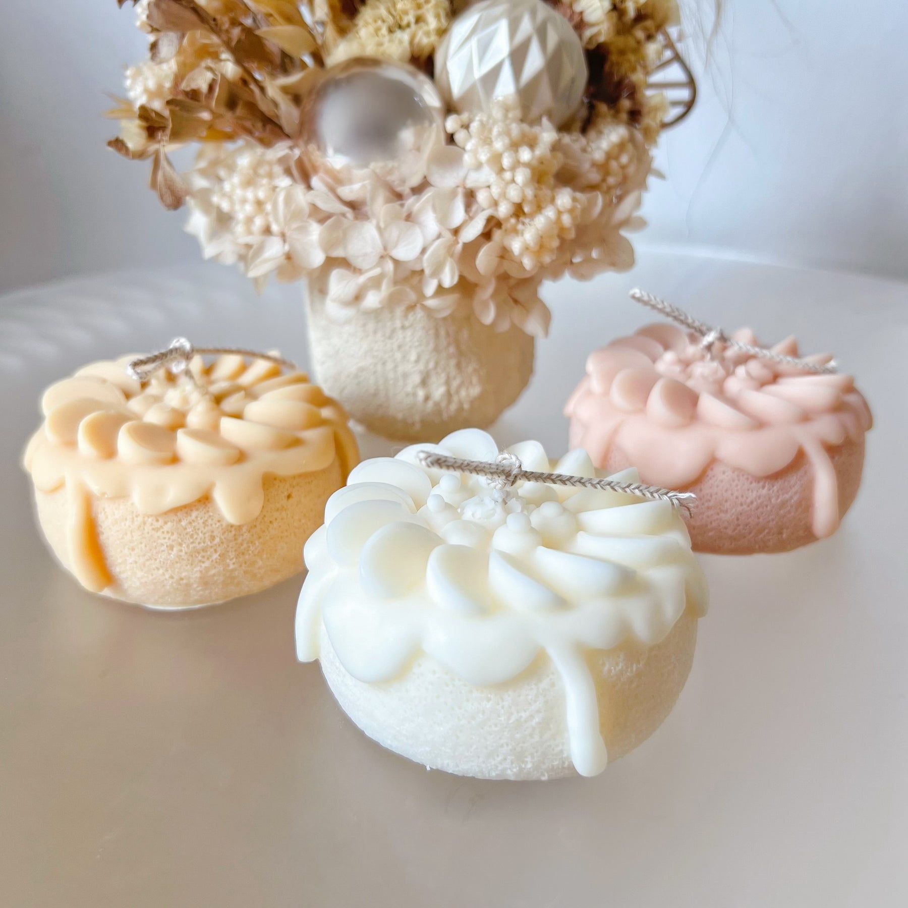 Fruit Cake Scented Soy Dessert Candle - LMJ Candles