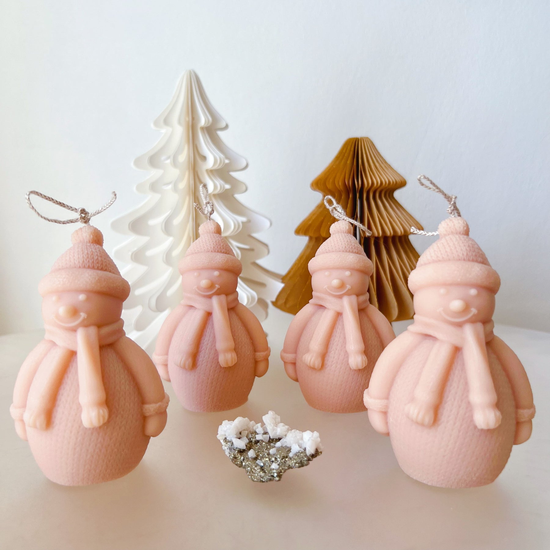 Christmas Gift & Xmas Décor - Snowman Candle - LMJ Candles