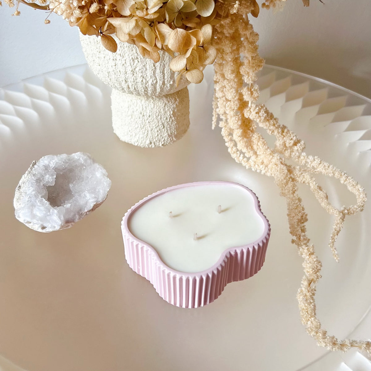 Custom Irregular Minimalistic Jar Soy Wax Candle - LMJ Candles