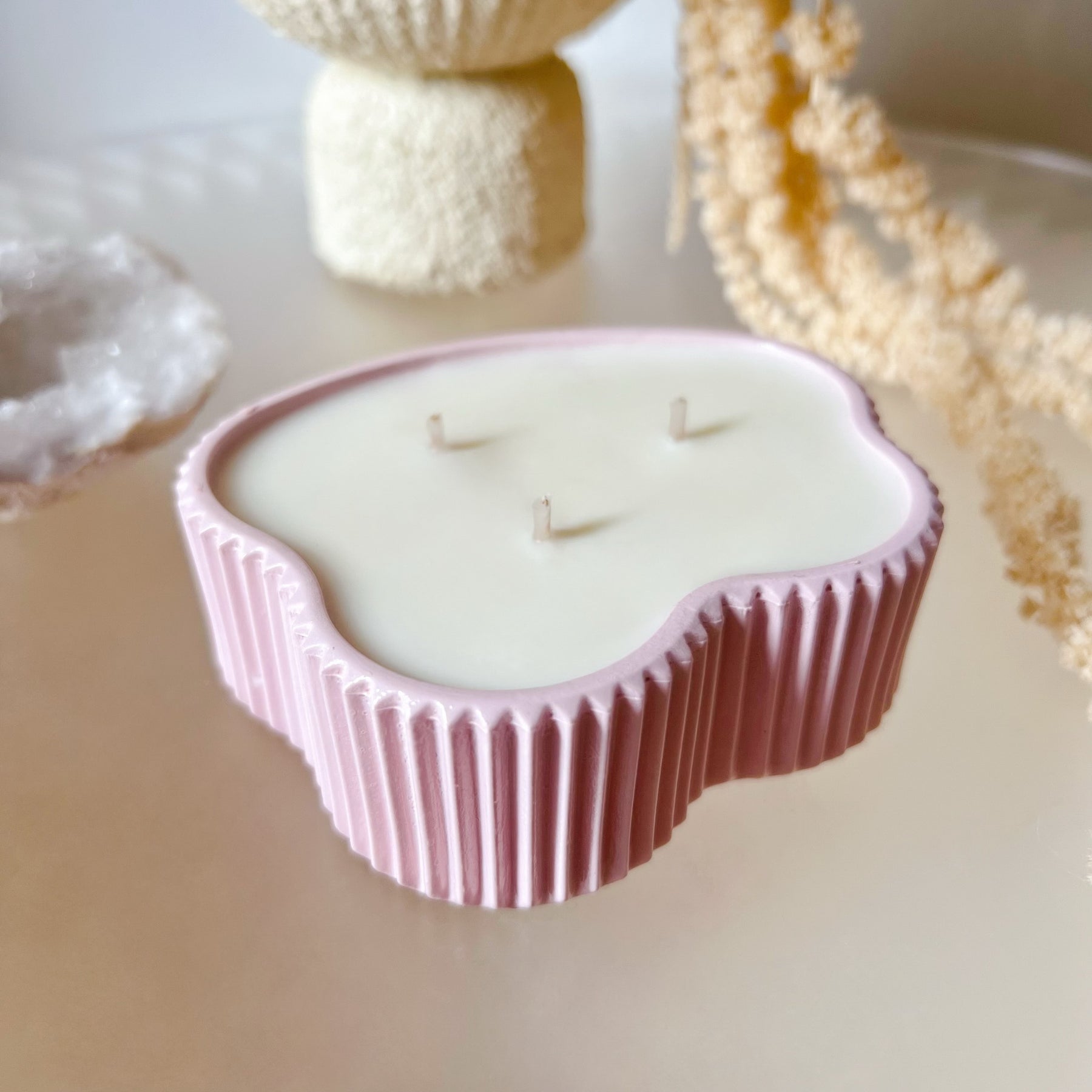 Custom Irregular Minimalistic Jar Soy Wax Candle - LMJ Candles