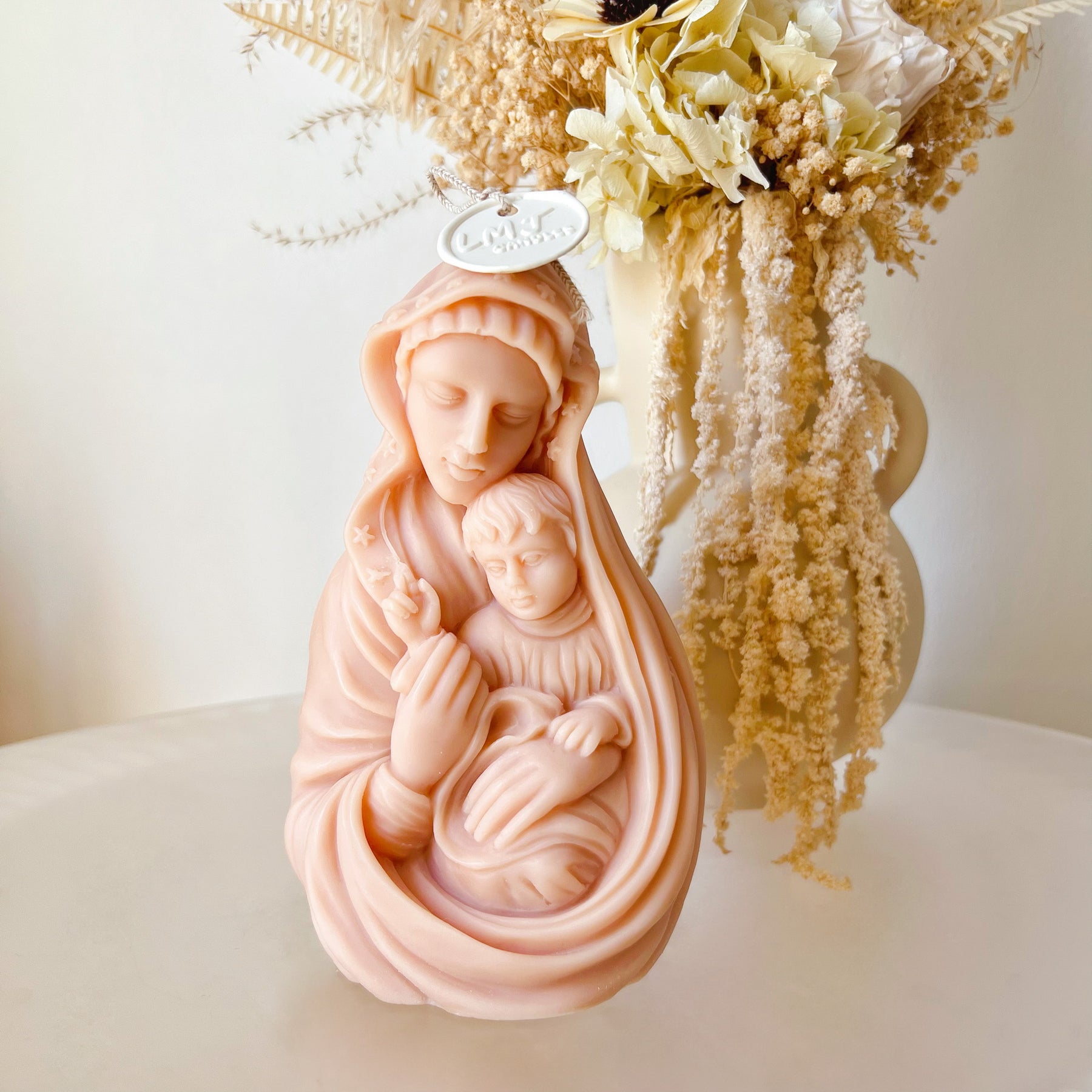 Mary & Jesus Scented Soy Candle - Holly Candles from LMJ Candles