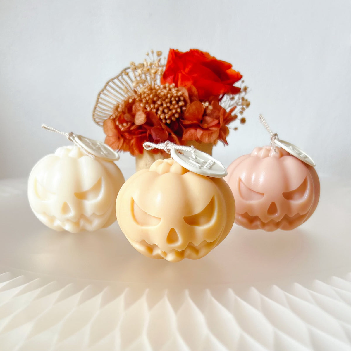 Halloween Scary Pumpkin Scented Soy Candle - LMJ Candles