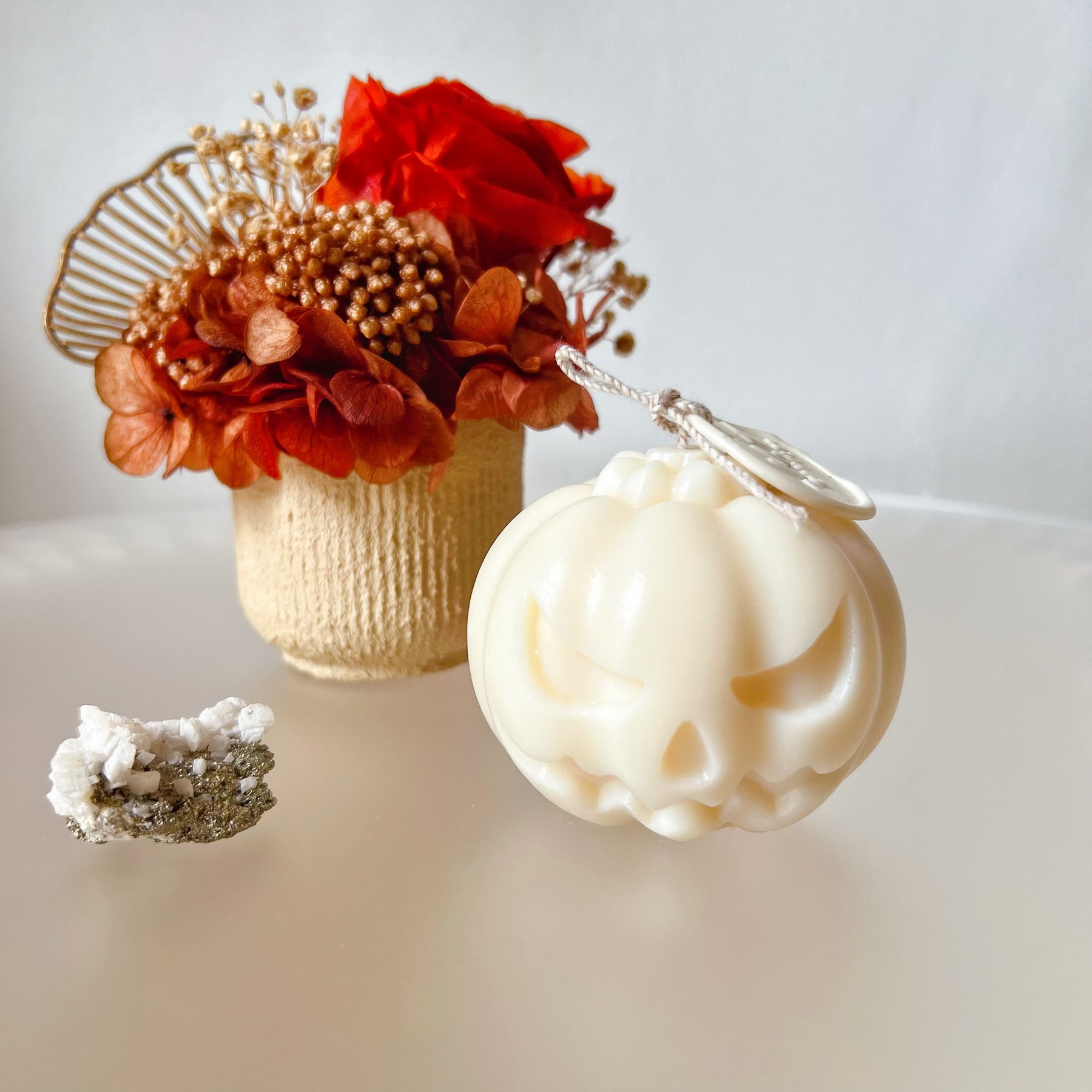 Halloween Scary Pumpkin Scented Soy Candle - LMJ Candles