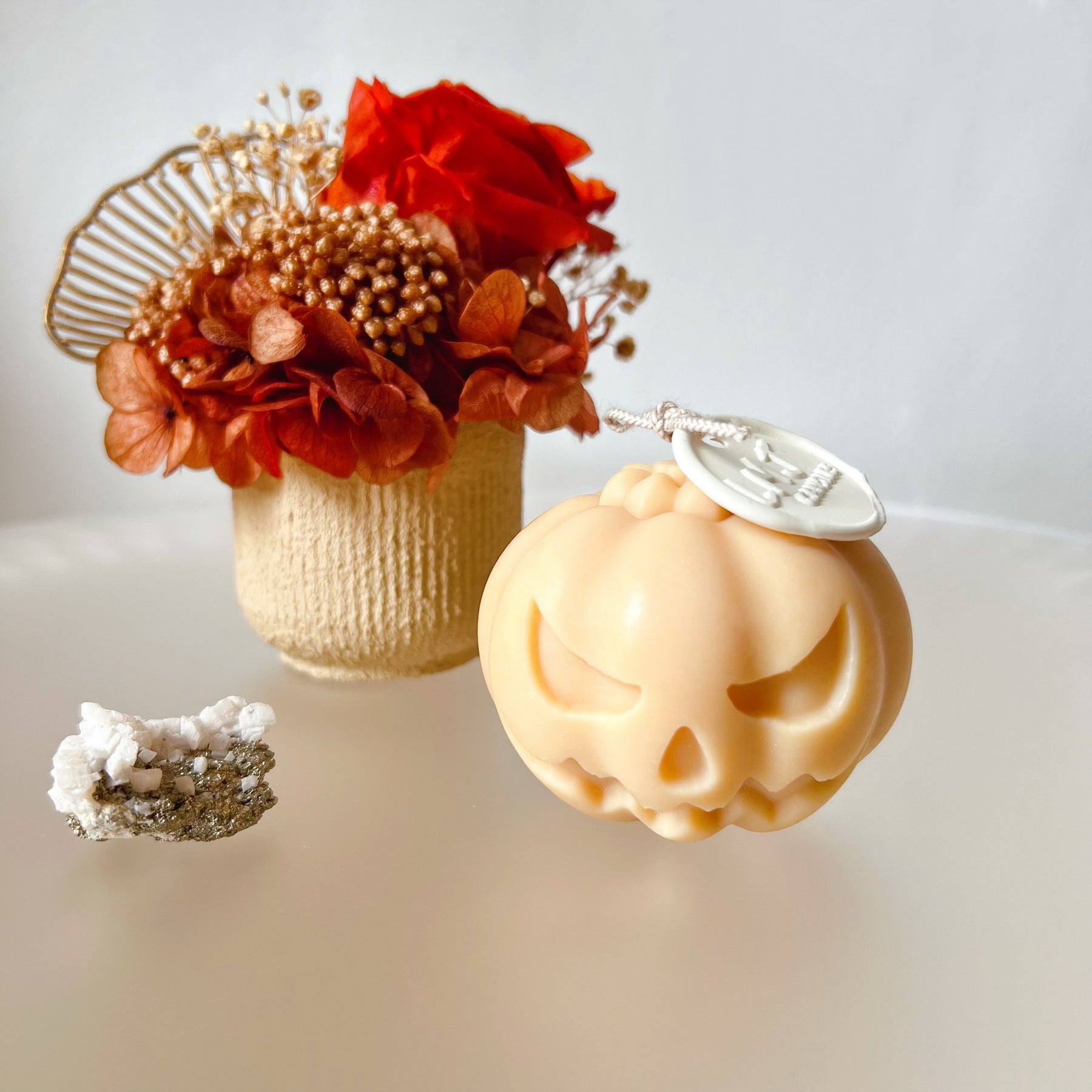 Halloween Scary Pumpkin Scented Soy Candle - LMJ Candles