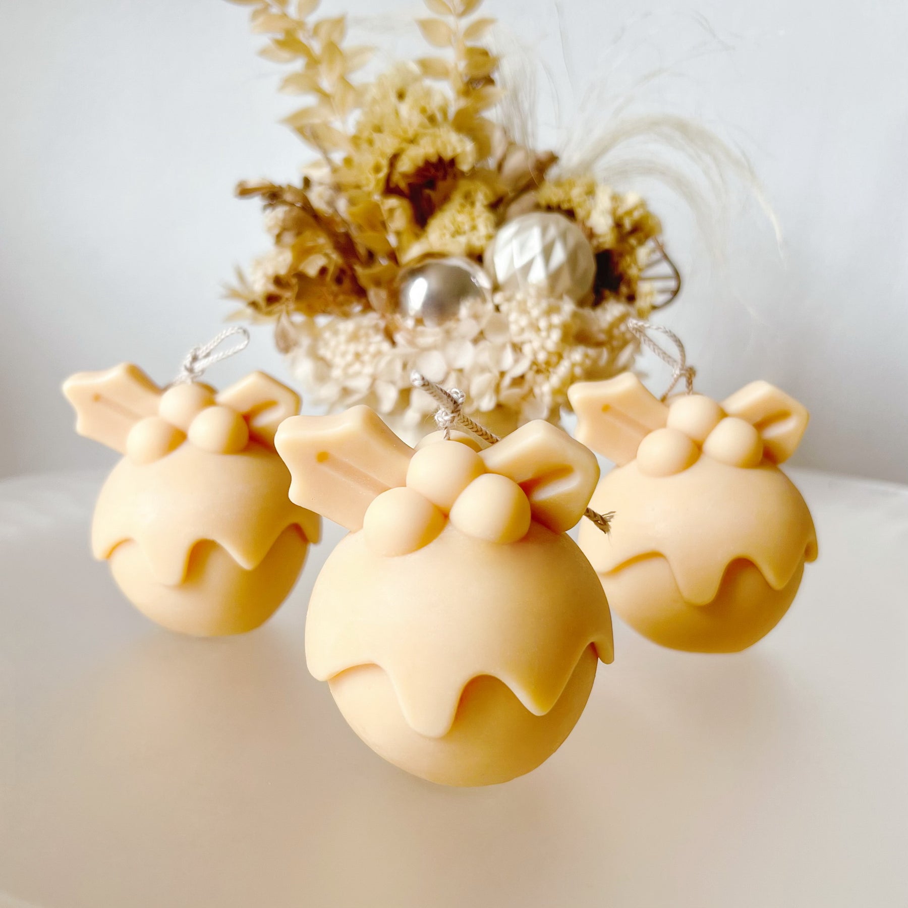 Christmas Bauble Candle, Handmade Christmas Gifts - LMJ Candle
