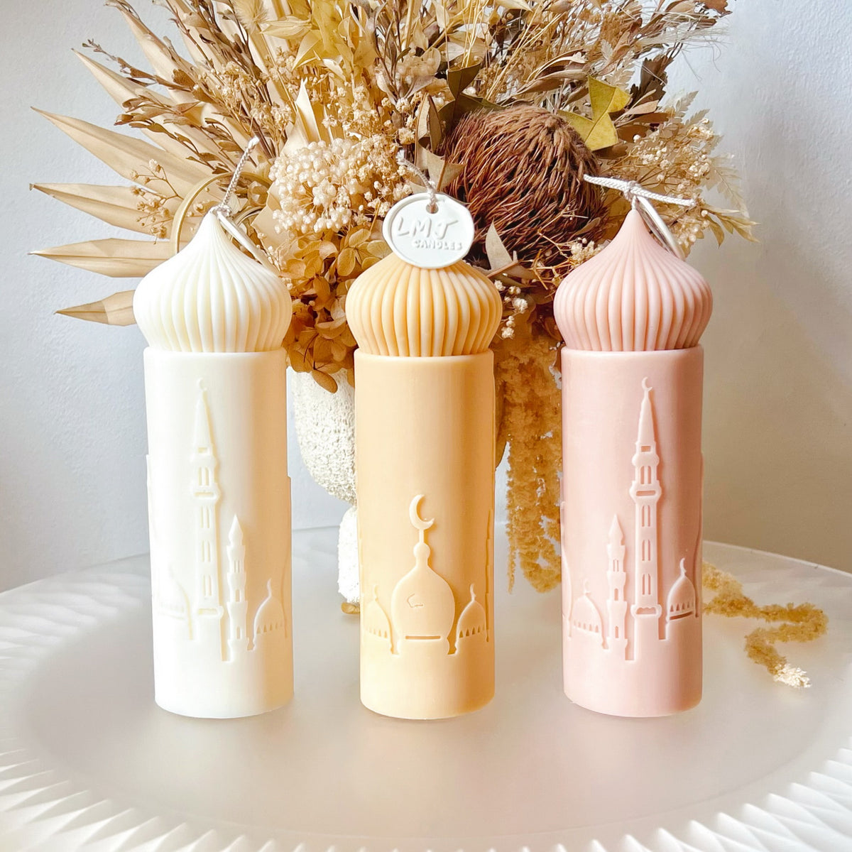 Eid & Ramadan Islamic Mosque Pillar Candle - LMJ Candles