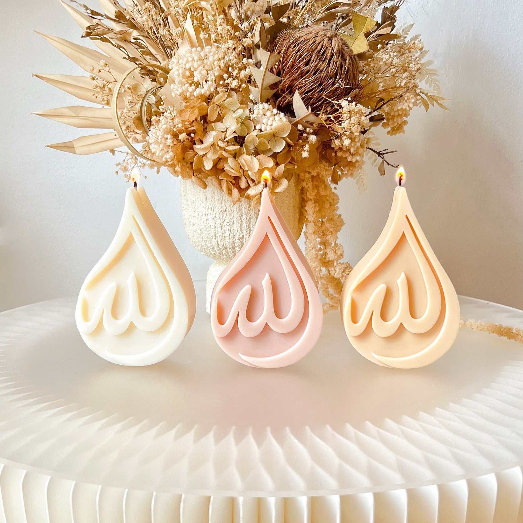 Allah Islamic Ramadan Candle, Eid Décor & Gifts - LMJ Candles
