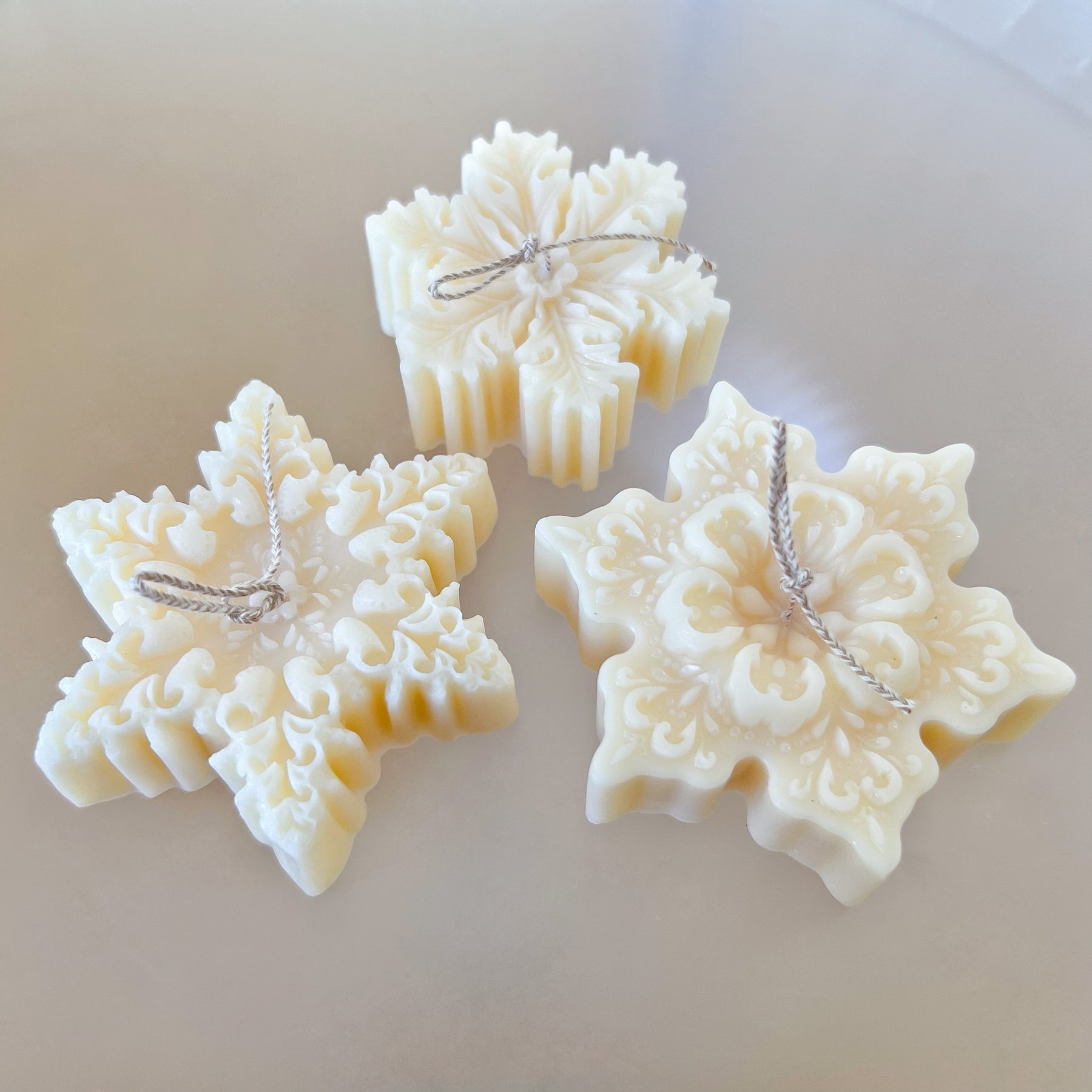 Snowflake Scented Soy Candle, Christmas Candle Gifts - LMJ Candles