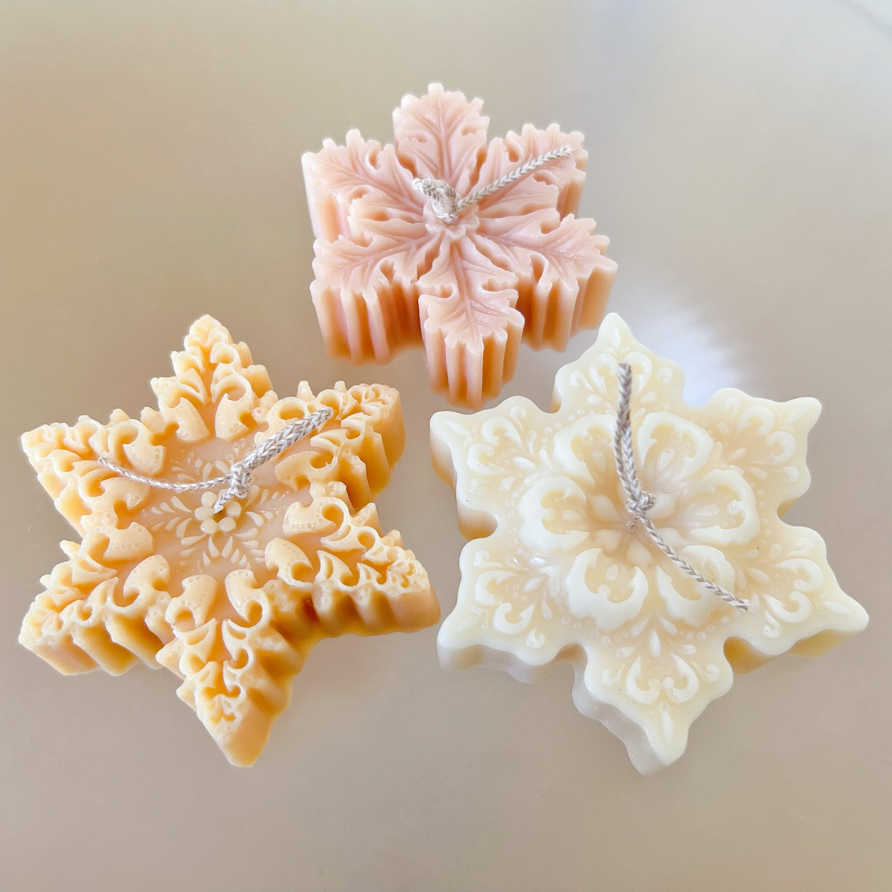 Snowflake Scented Soy Candle, Christmas Candle Gifts - LMJ Candles