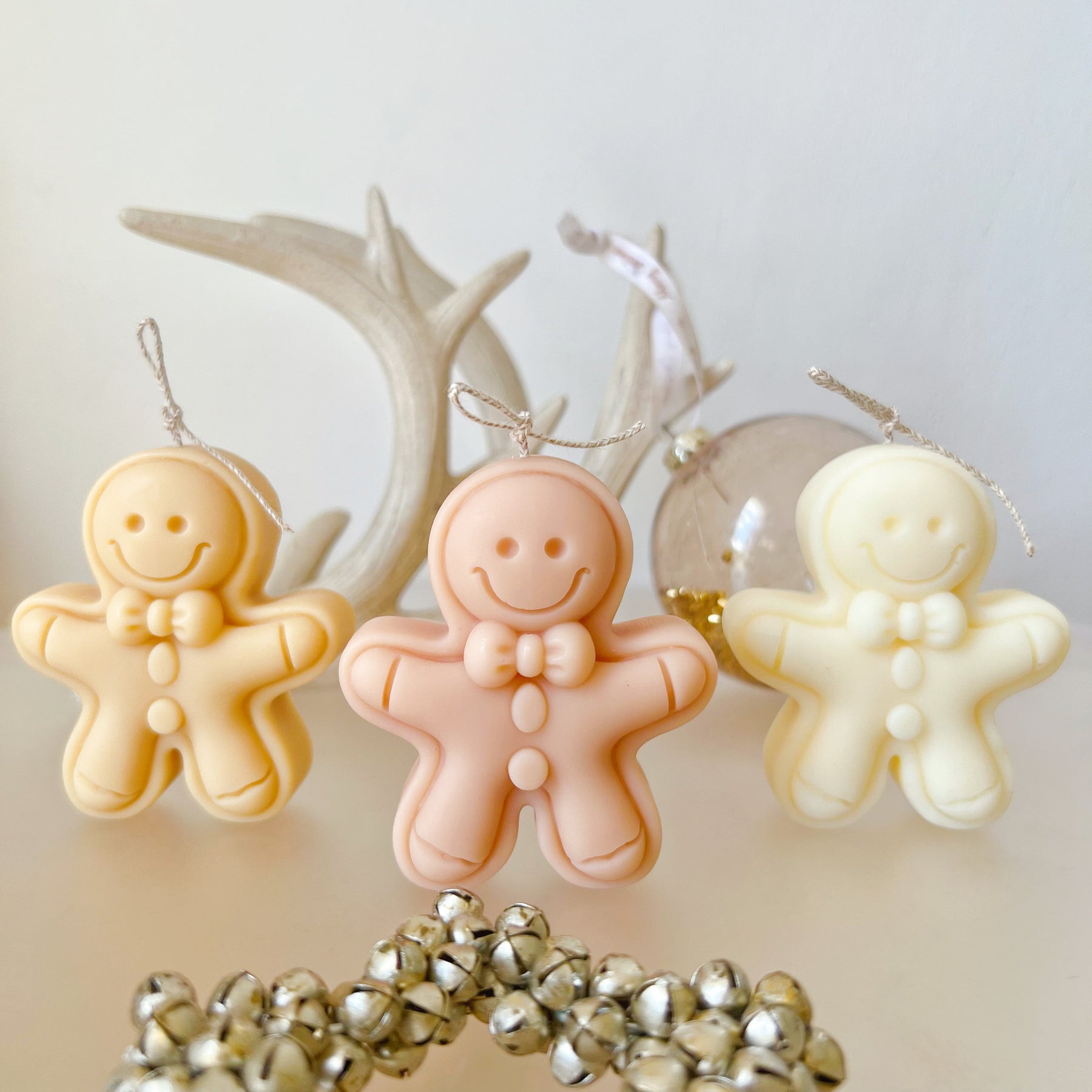 Christmas Gift & Xmas Décor, Gingerbread Man Candle - LMJ Candles