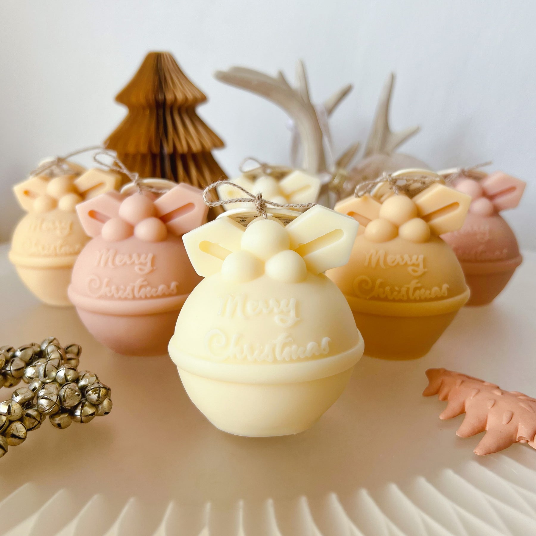 Christmas Bauble Candle, Handmade Christmas Gifts - LMJ Candles