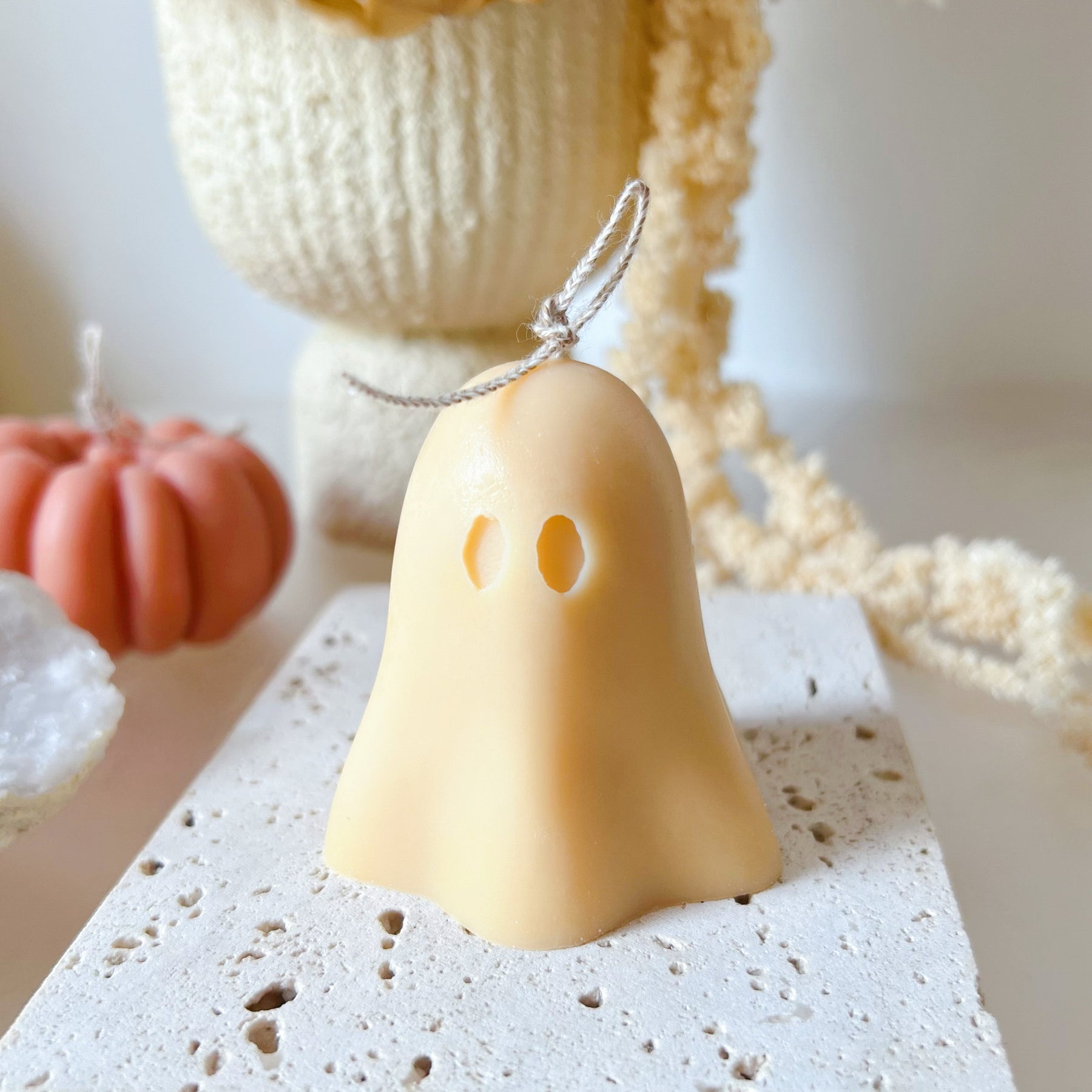 Halloween Ghost Scented Soy Candle, Halloween Gift - LMJ Candles