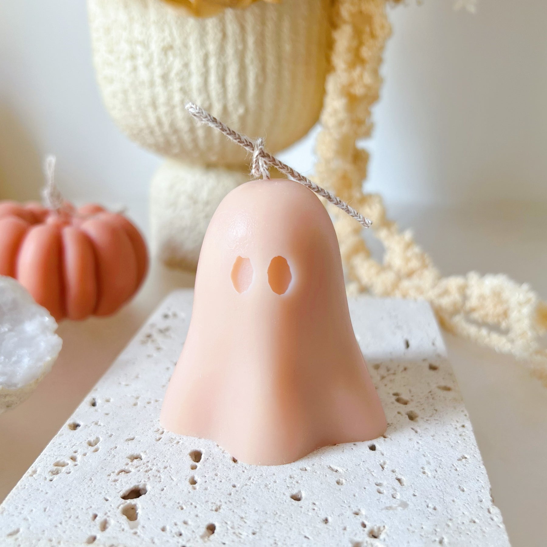 Halloween Ghost Scented Soy Candle, Halloween Gift - LMJ Candles