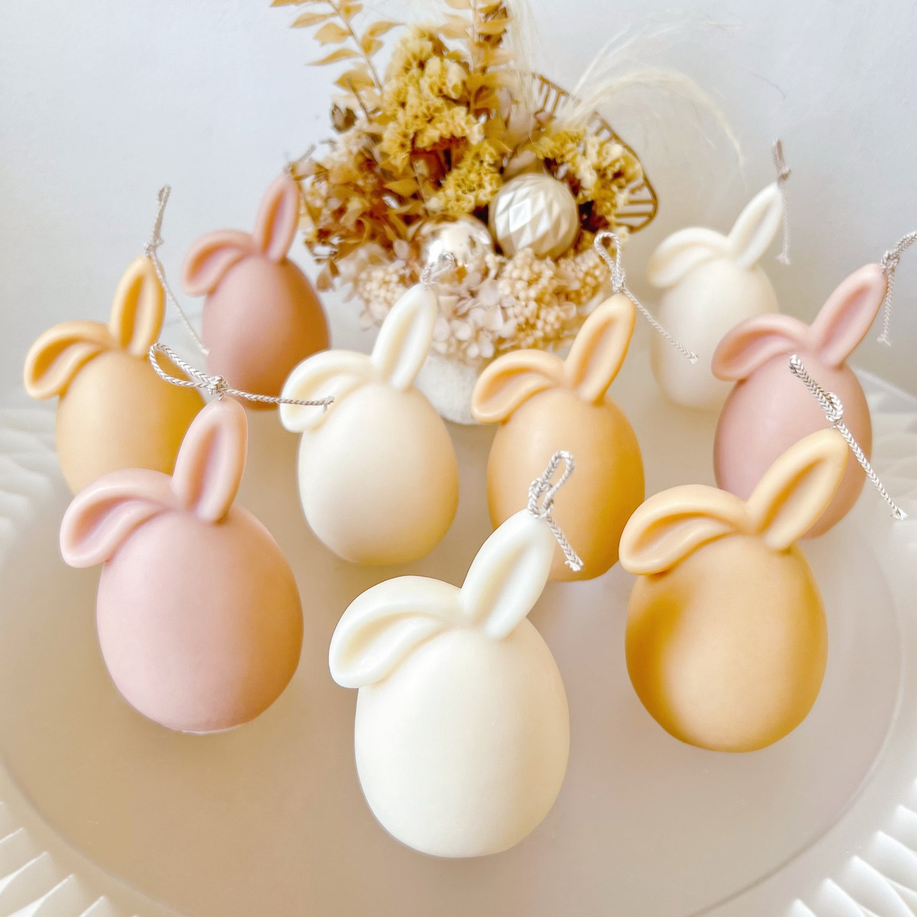Easter Bunny Egg Scented Soy Candle, Easter Décor - LMJ Candles