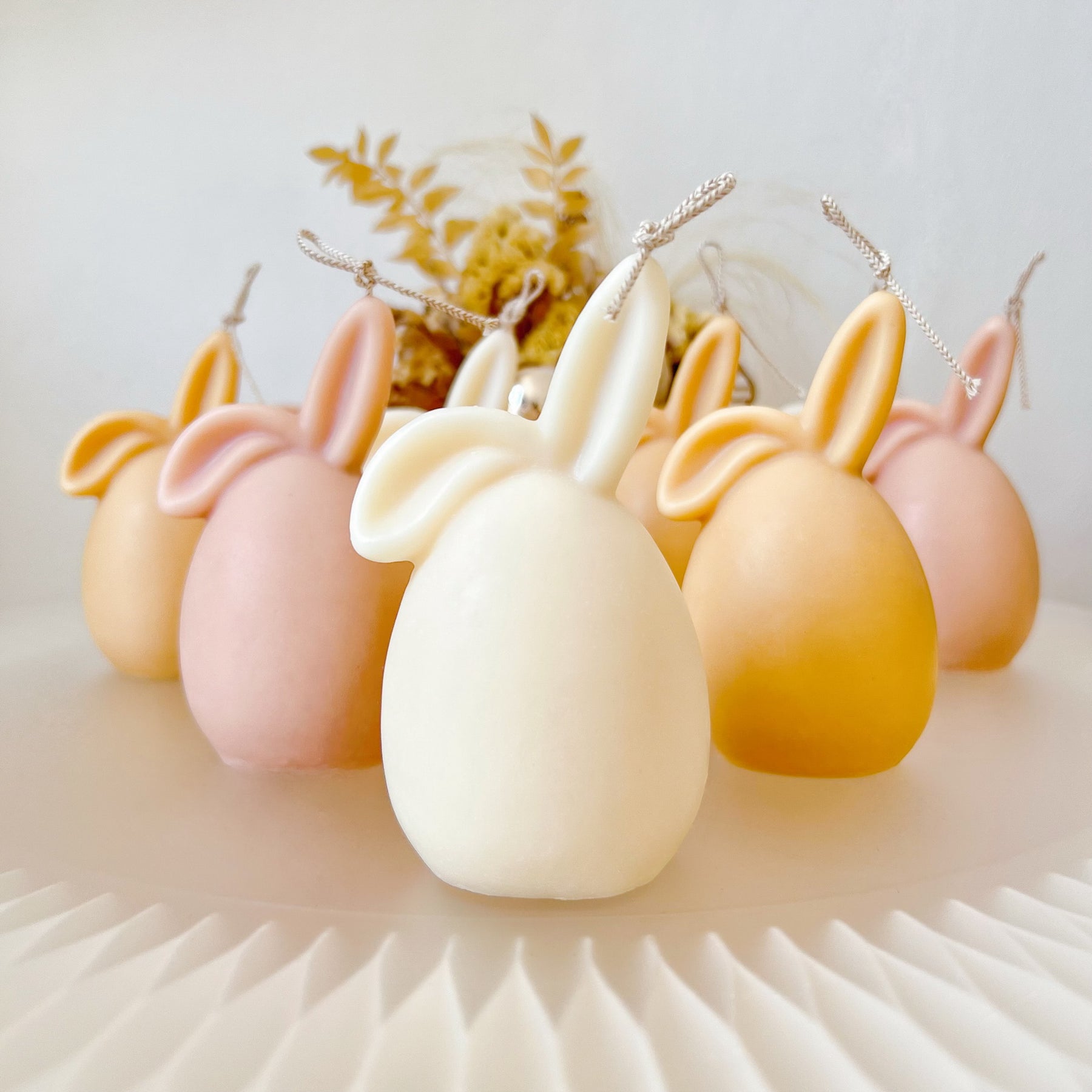 Easter Bunny Egg Scented Soy Candle, Easter Décor - LMJ Candles