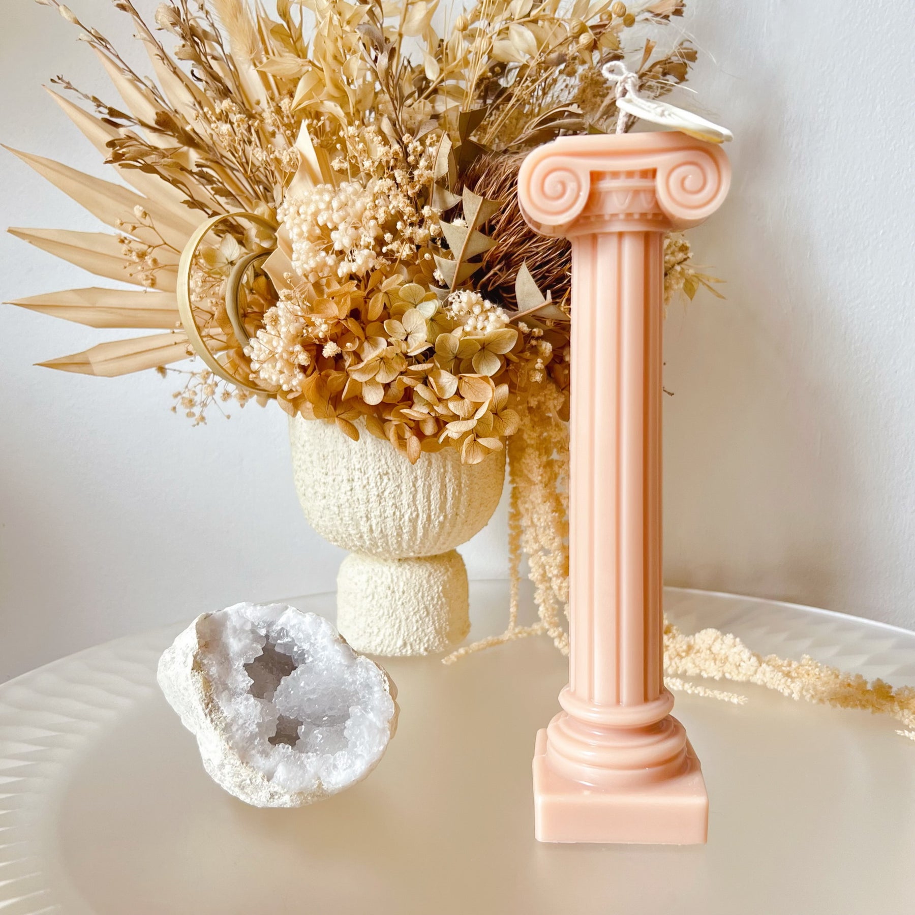 Roman Column, Ionic Column Scented Soy Candle - LMJ Candles