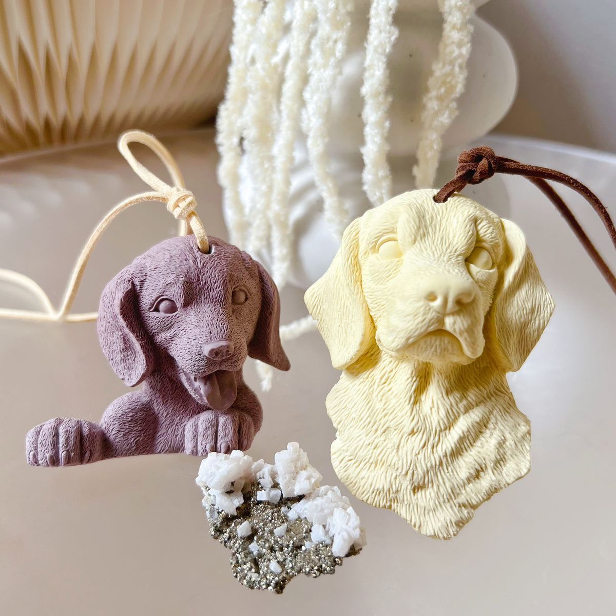 Labrador Retriever Dog Handmade Car Vent Air Freshener | Hanging Diffuser | Handmade Car & Home Fragrances Australia | LMJ Candles
