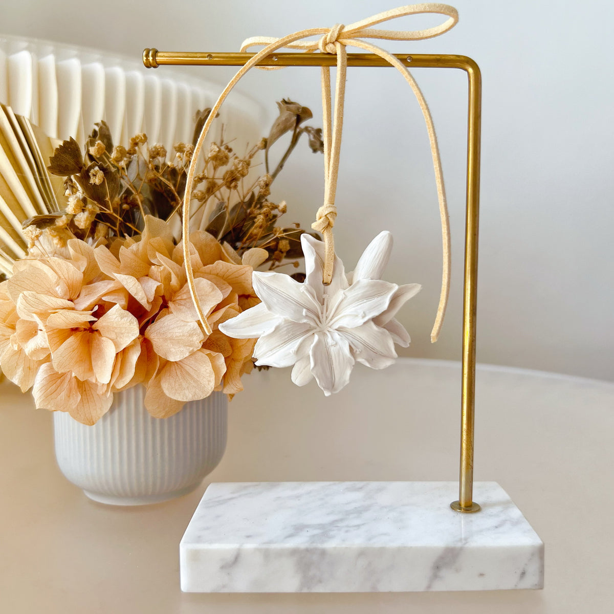 Lily Flower Air Freshener Car Hanging Diffuser | LMJ Candles