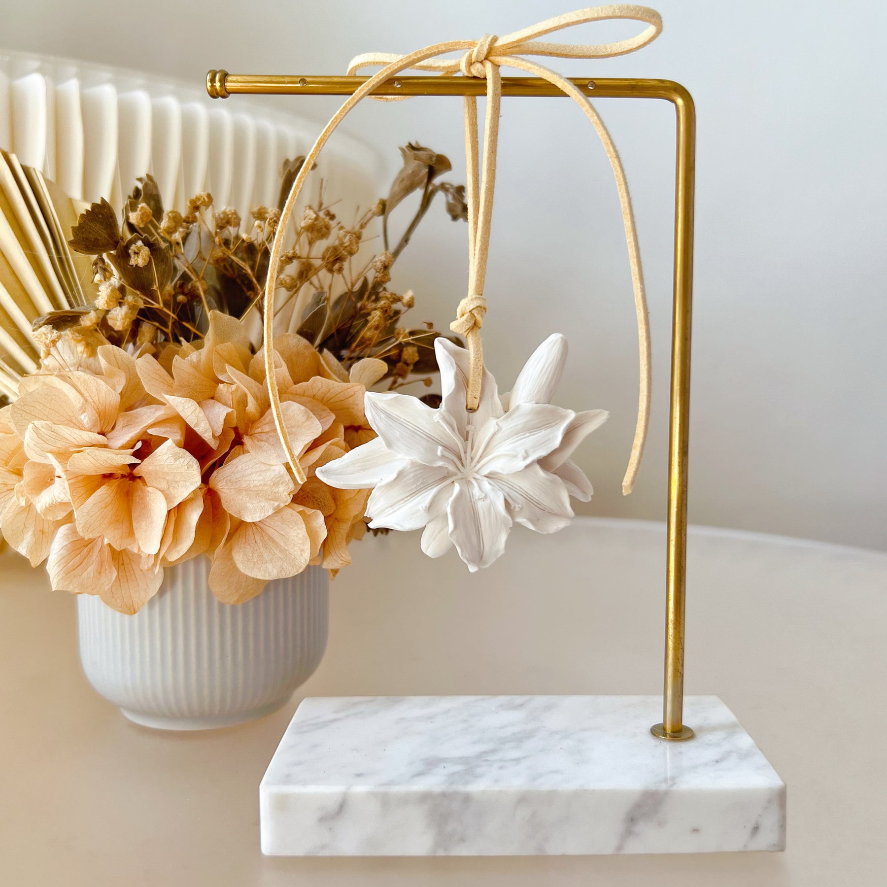 Lily Flower Air Freshener Car Hanging Diffuser | LMJ Candles