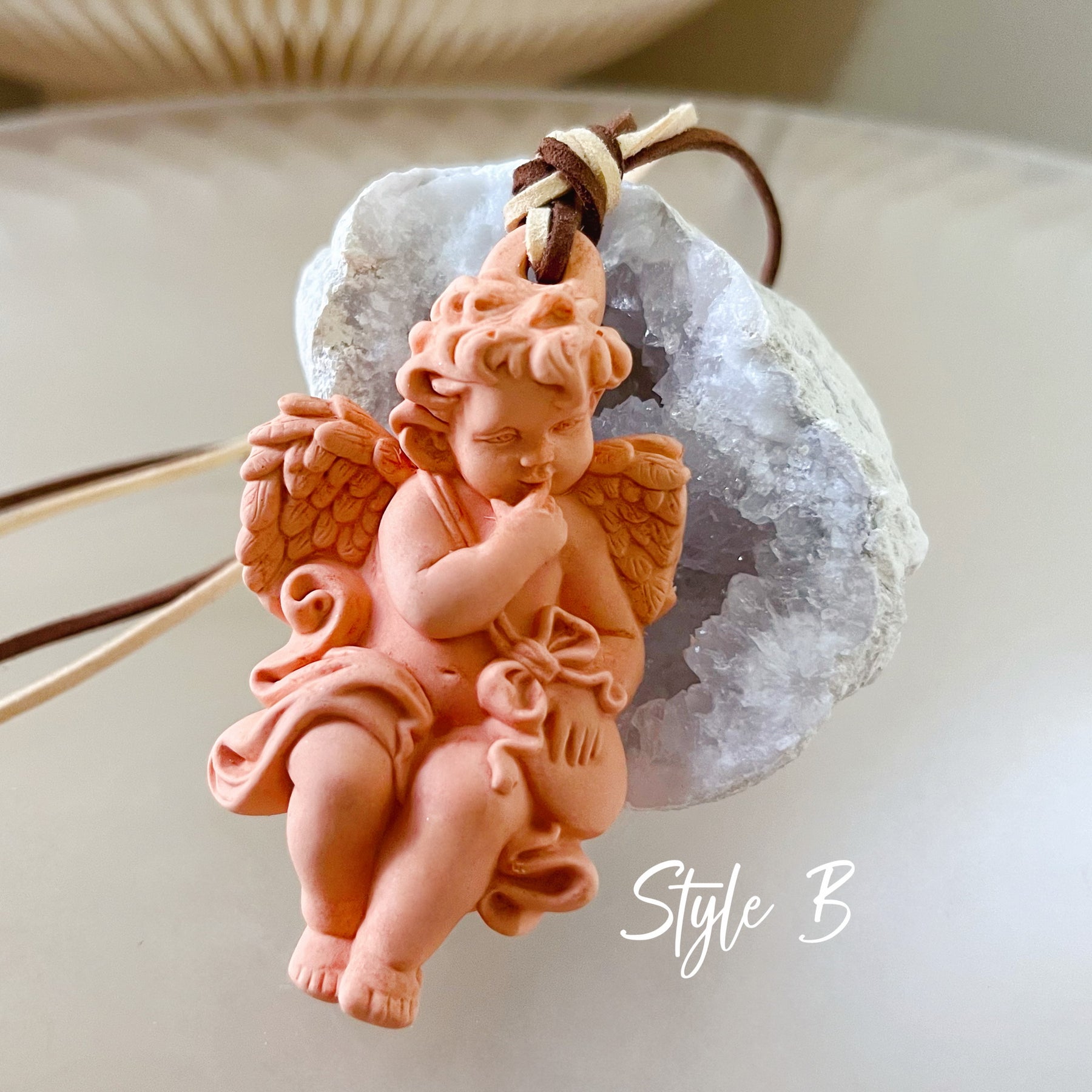 Winged Cherub Car Air Freshener - Angel Décor | LMJ Candles