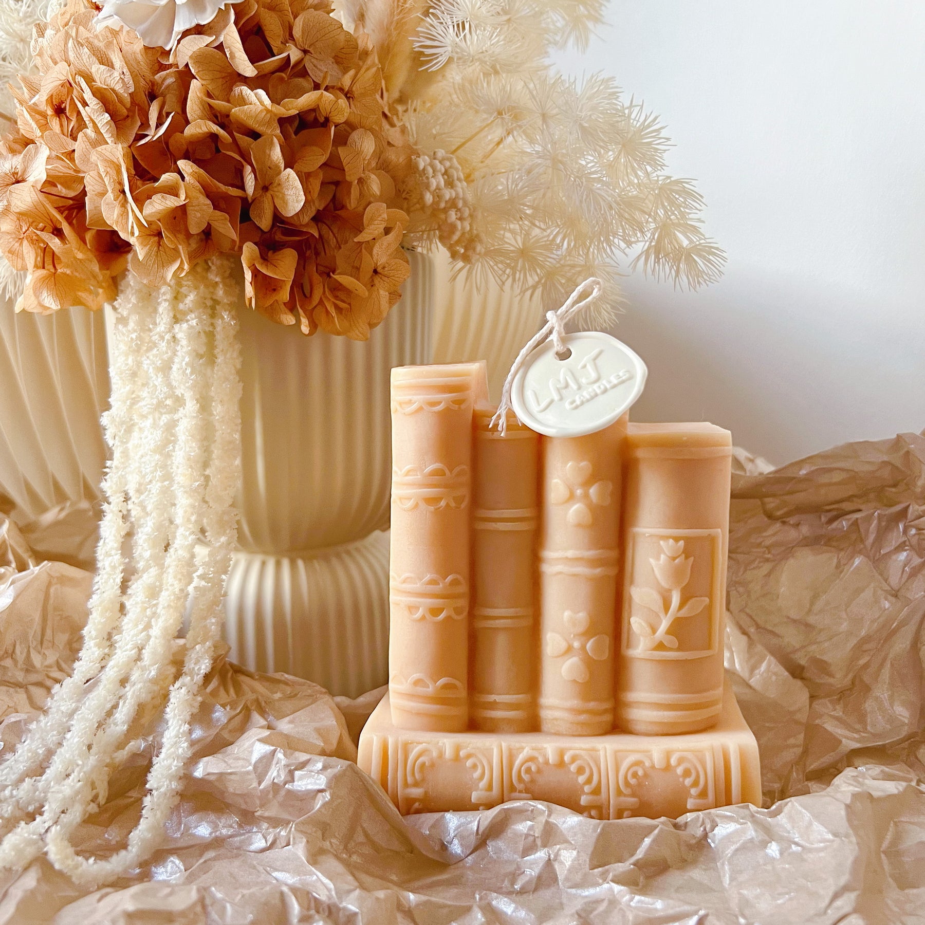 Book Shaped Scented Soy Candle | LMJ Candles