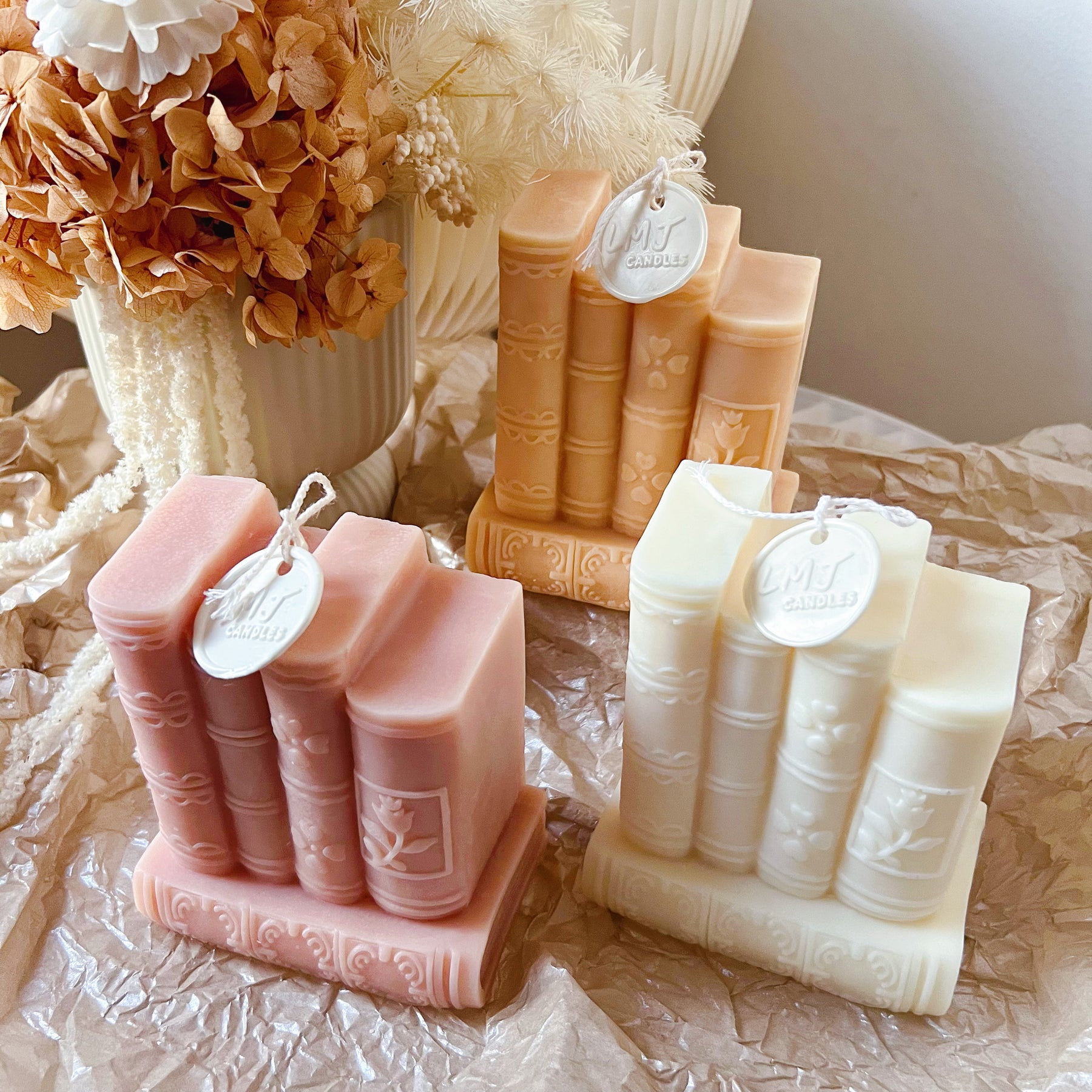 Book Shaped Scented Soy Candle | LMJ Candles