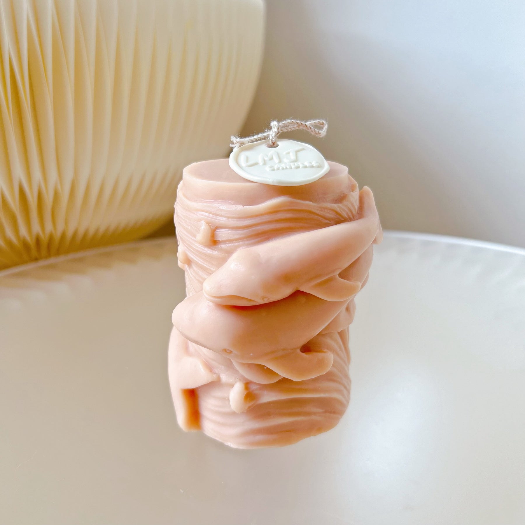 Whale Pillar Animal Shaped Scented Soy Candle - LMJ Candles