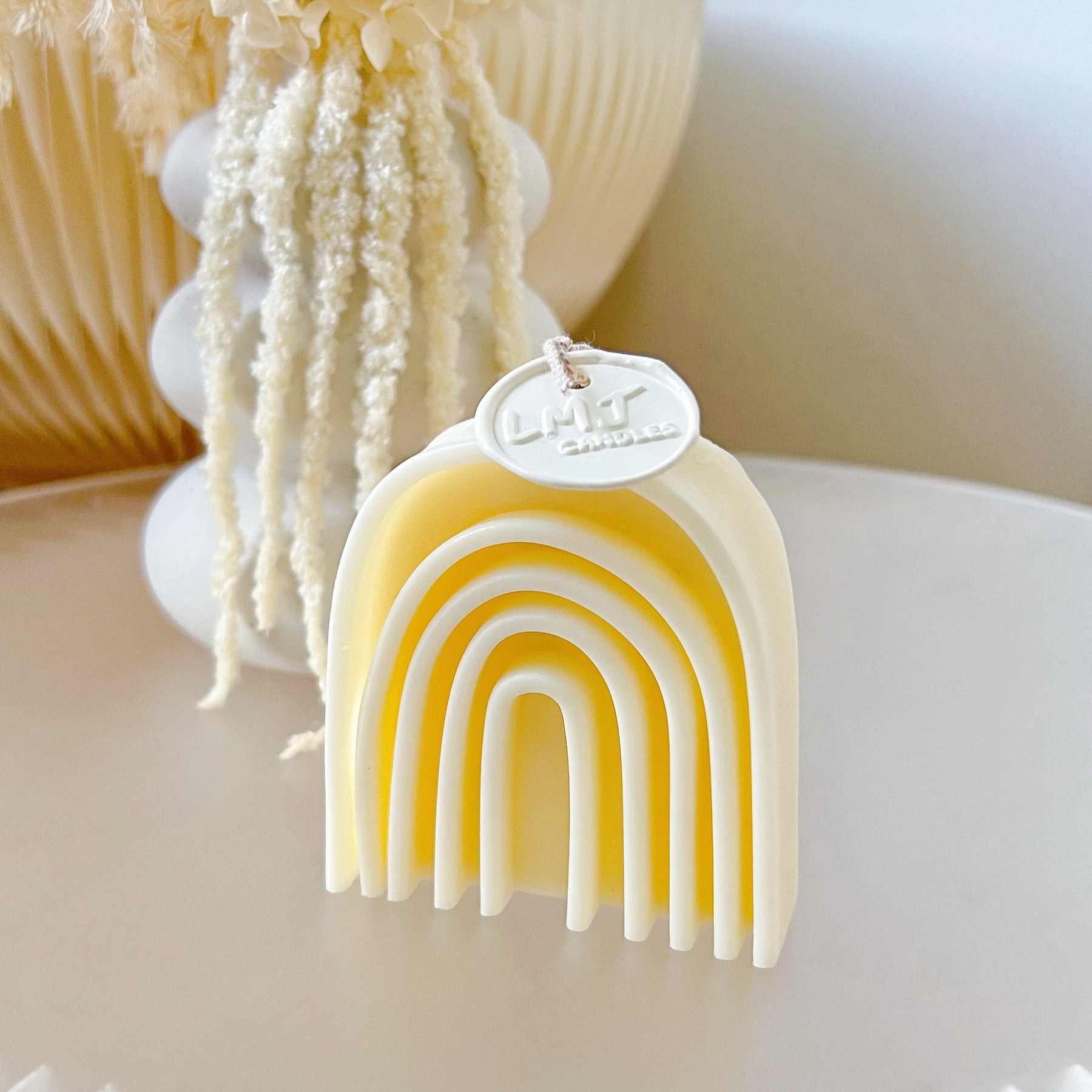 Small Rainbow Arch Candle - Scented Soy Wax Candle | LMJ Candles