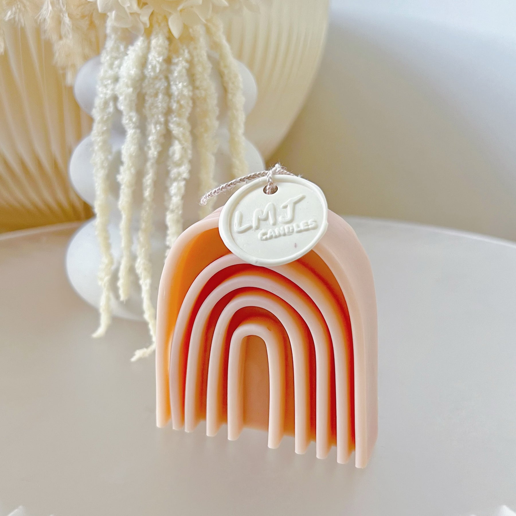 Small Rainbow Arch Candle - Scented Soy Wax Candle | LMJ Candles