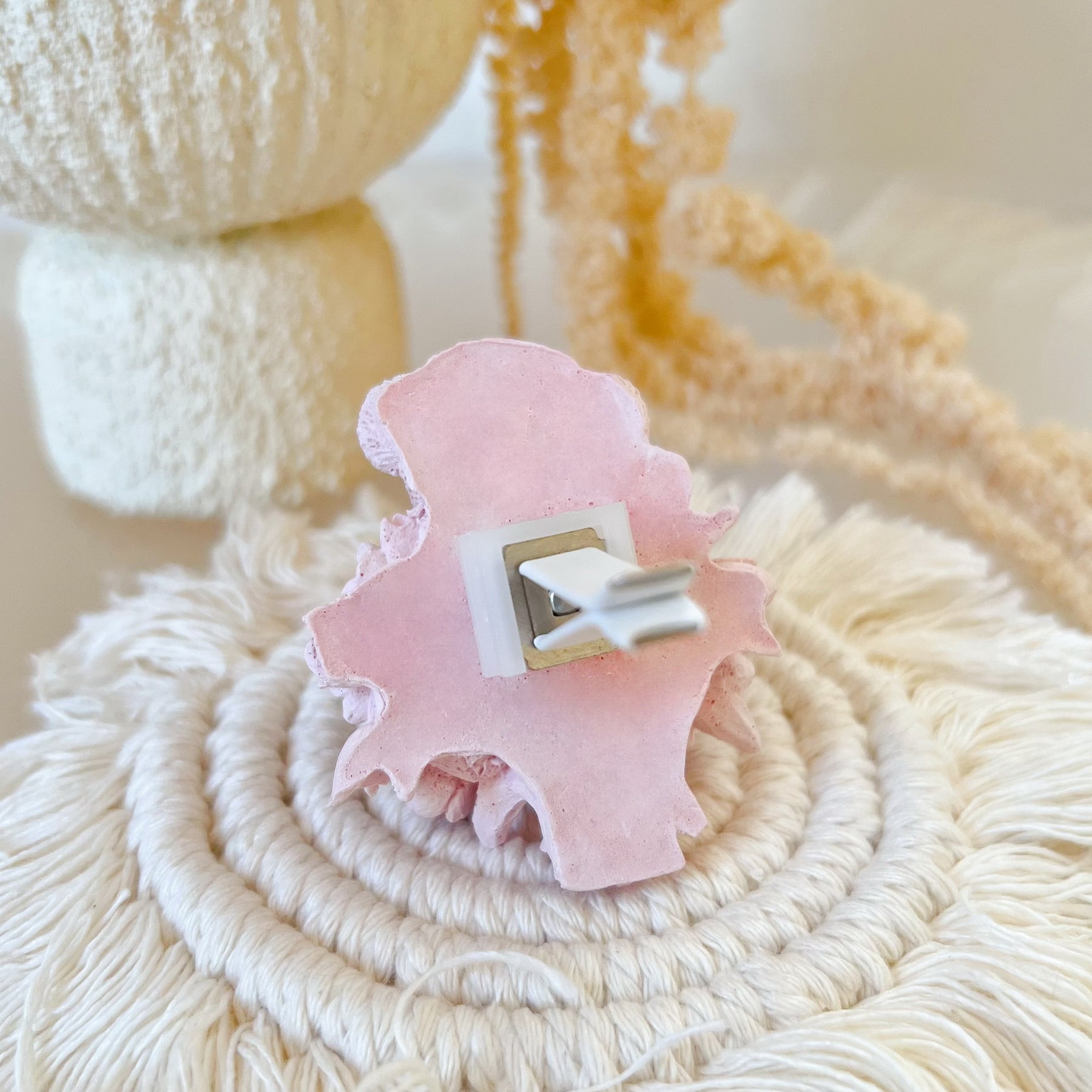 Tulip Teddy Bear Car Air Freshener, Car Vent Clip - LMJ Candles