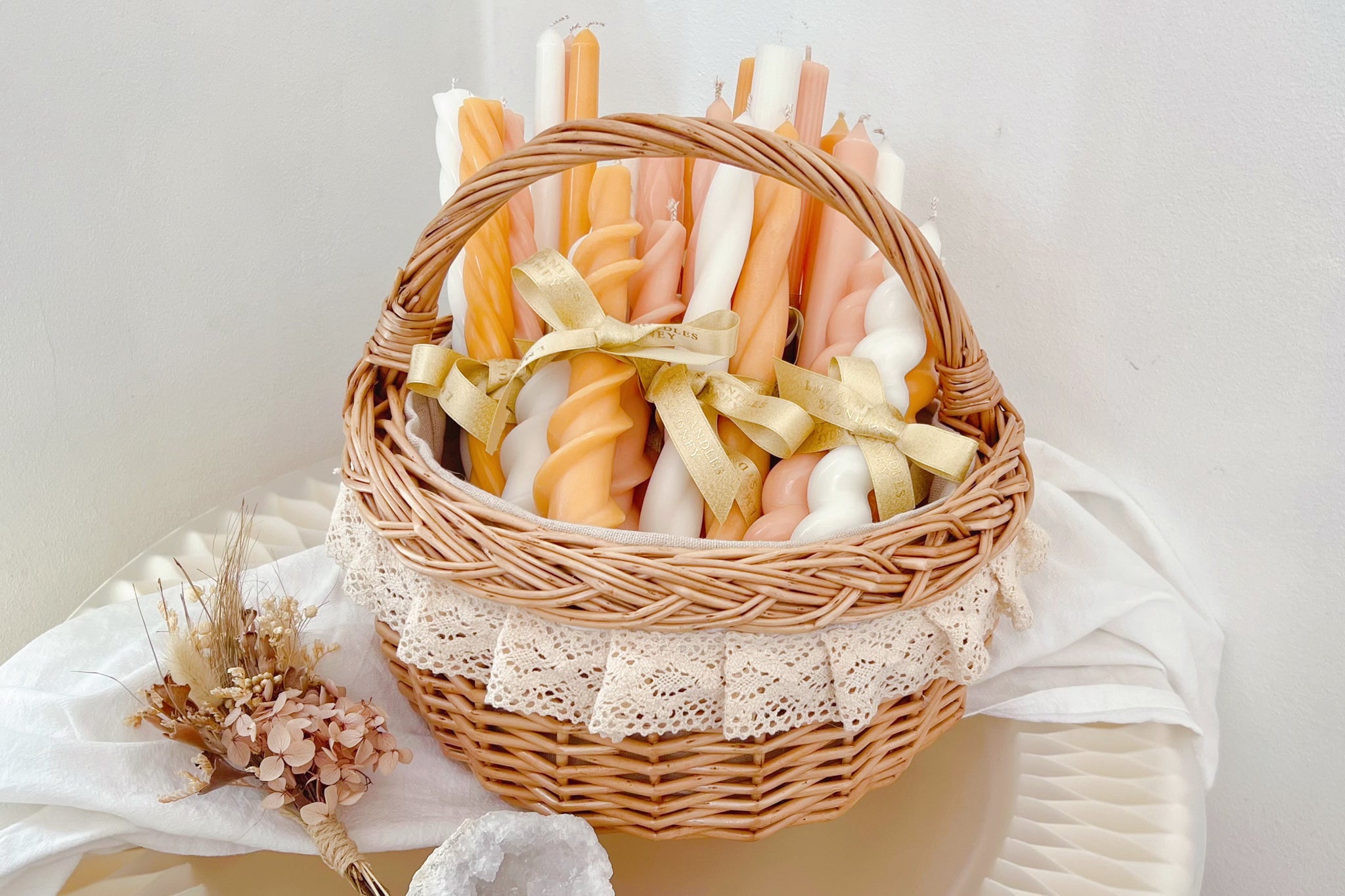 Handmade Dripless Dinner Candles, Unscented Taper Candles Australia, LMJ Candles