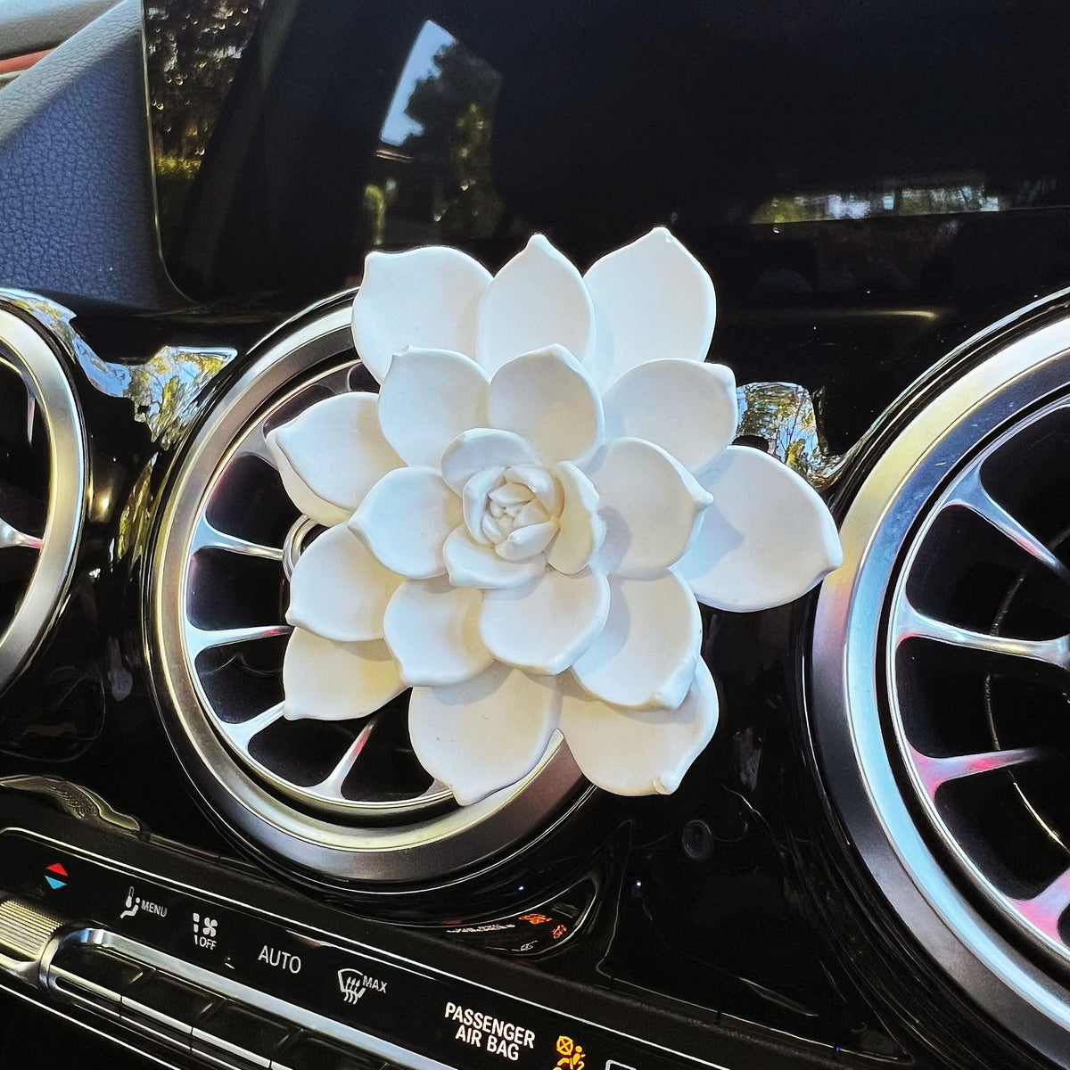 Lotus Flower Car Air Freshener, Car Vent Clip - LMJ Candles