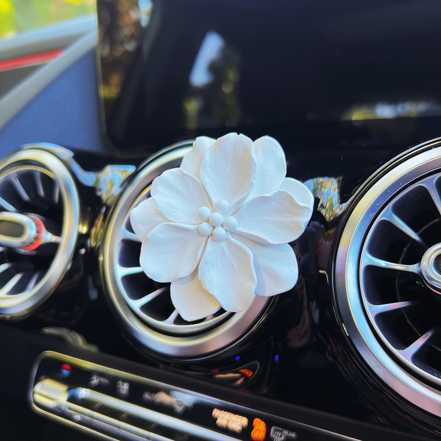 Blooming Camellia Car Air Freshener, Car Décor | LMJ Candles