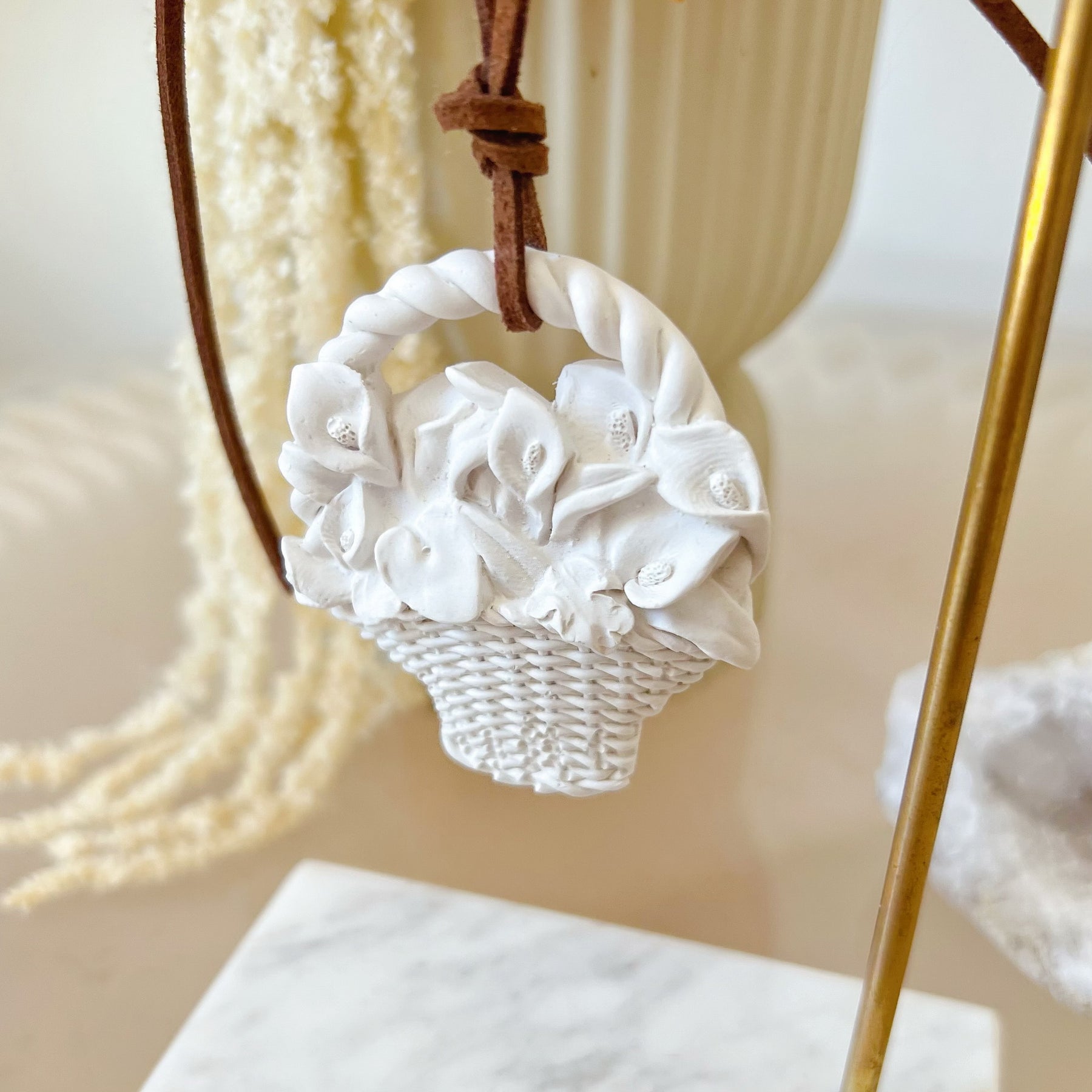 Lily Basket Air Freshener - Car Hanging Diffuser - LMJ Candles