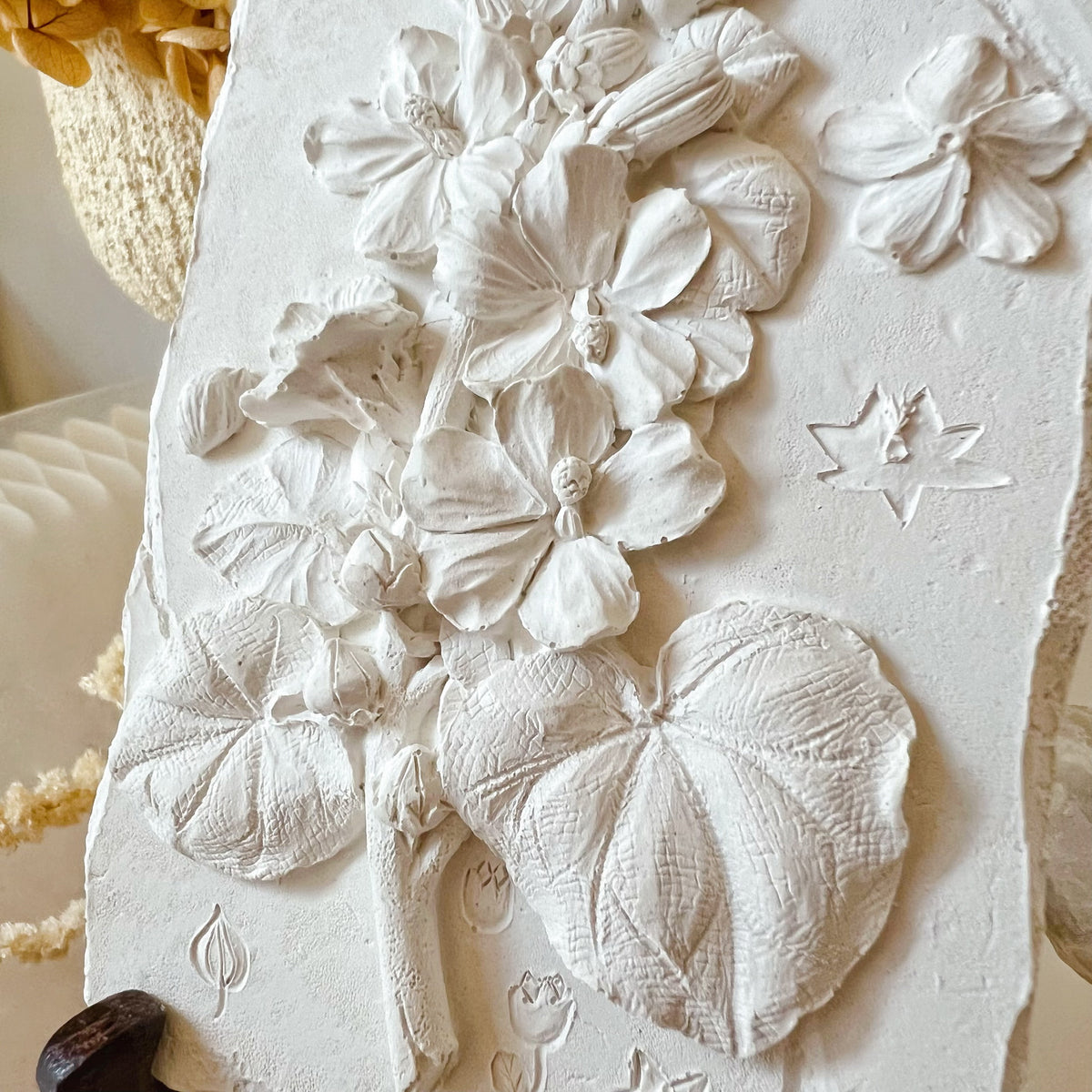 Hibiscus Flower Scented Artwork, Home Air Freshener, LMJ Candles