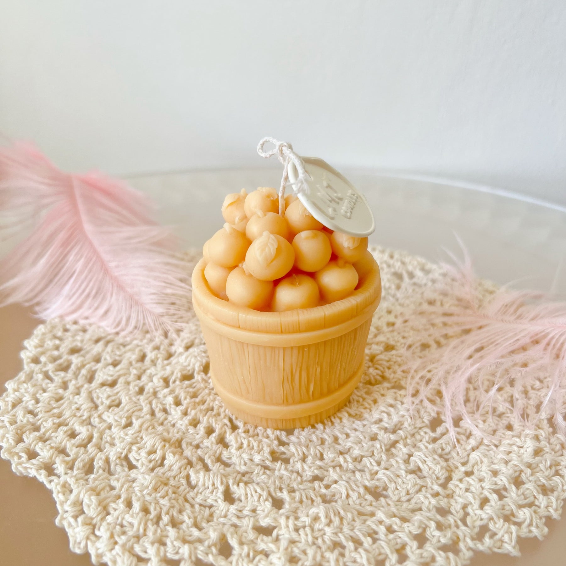 Apple Basket Scented Soy Candle, Fruit Candle - LMJ Candles