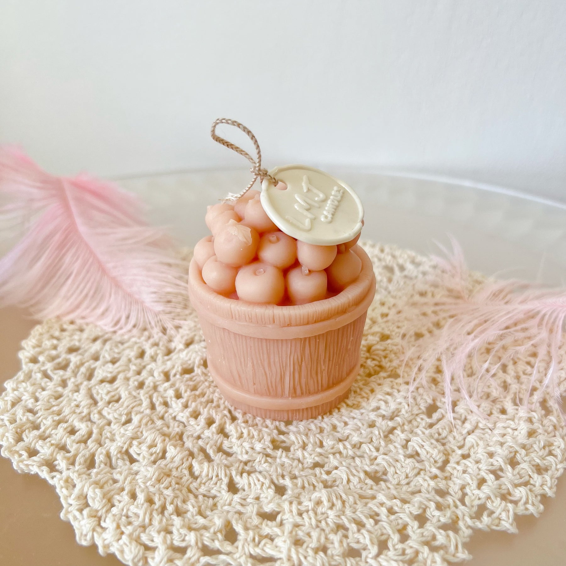 Apple Basket Scented Soy Candle, Fruit Candle - LMJ Candles