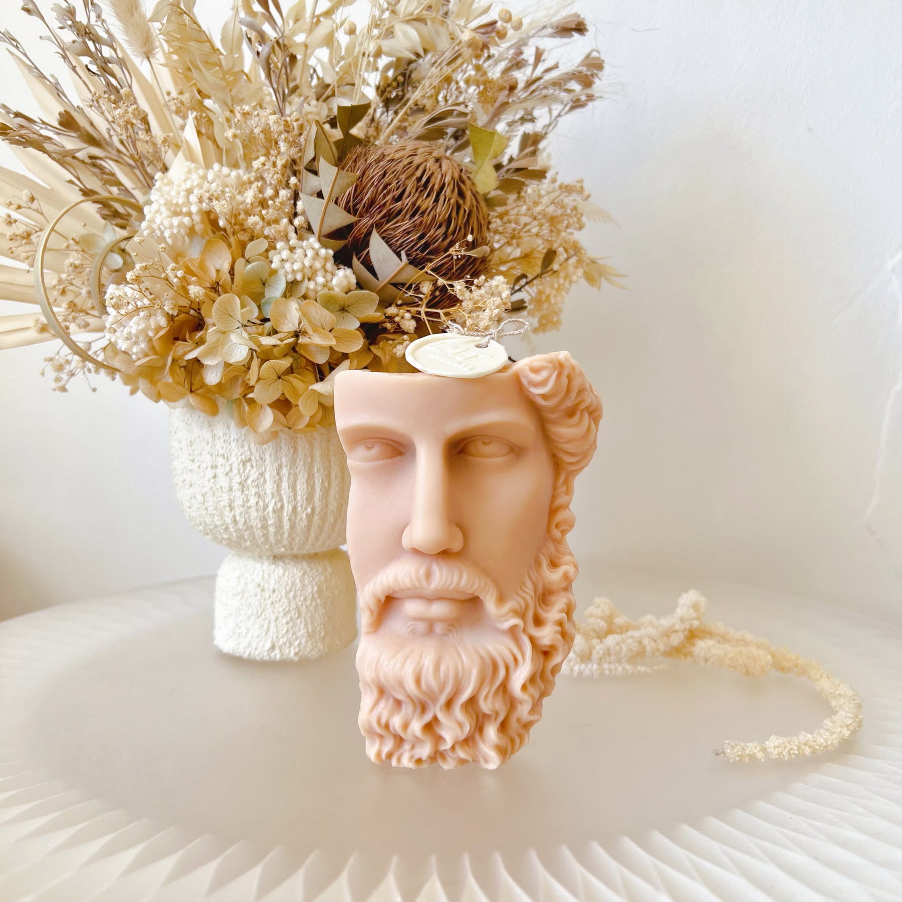 Greek Half Head Scented Soy Candle - Mythical Fragrance by LMJ Candles