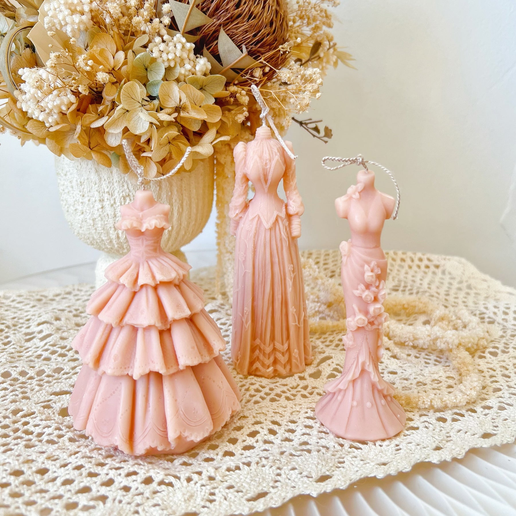 Retro Wedding Dress Candle, Best Wedding Gift - LMJ Candles