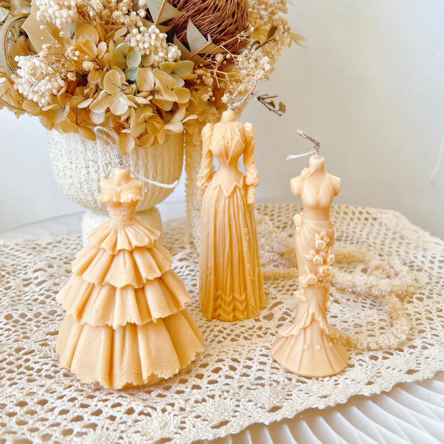 Retro Wedding Dress Candle, Best Wedding Gift - LMJ Candles