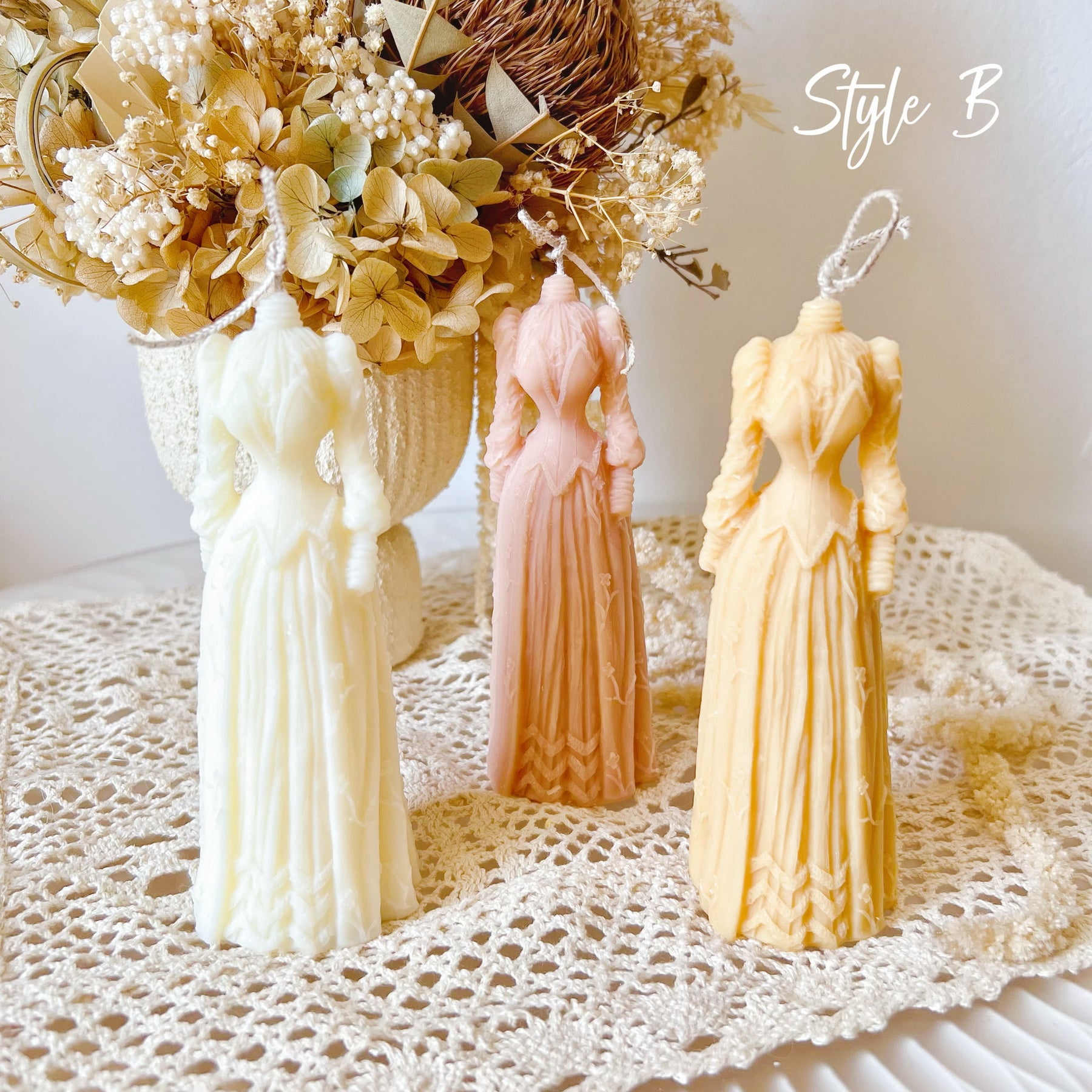 Retro Wedding Dress Candle, Best Wedding Gift - LMJ Candles
