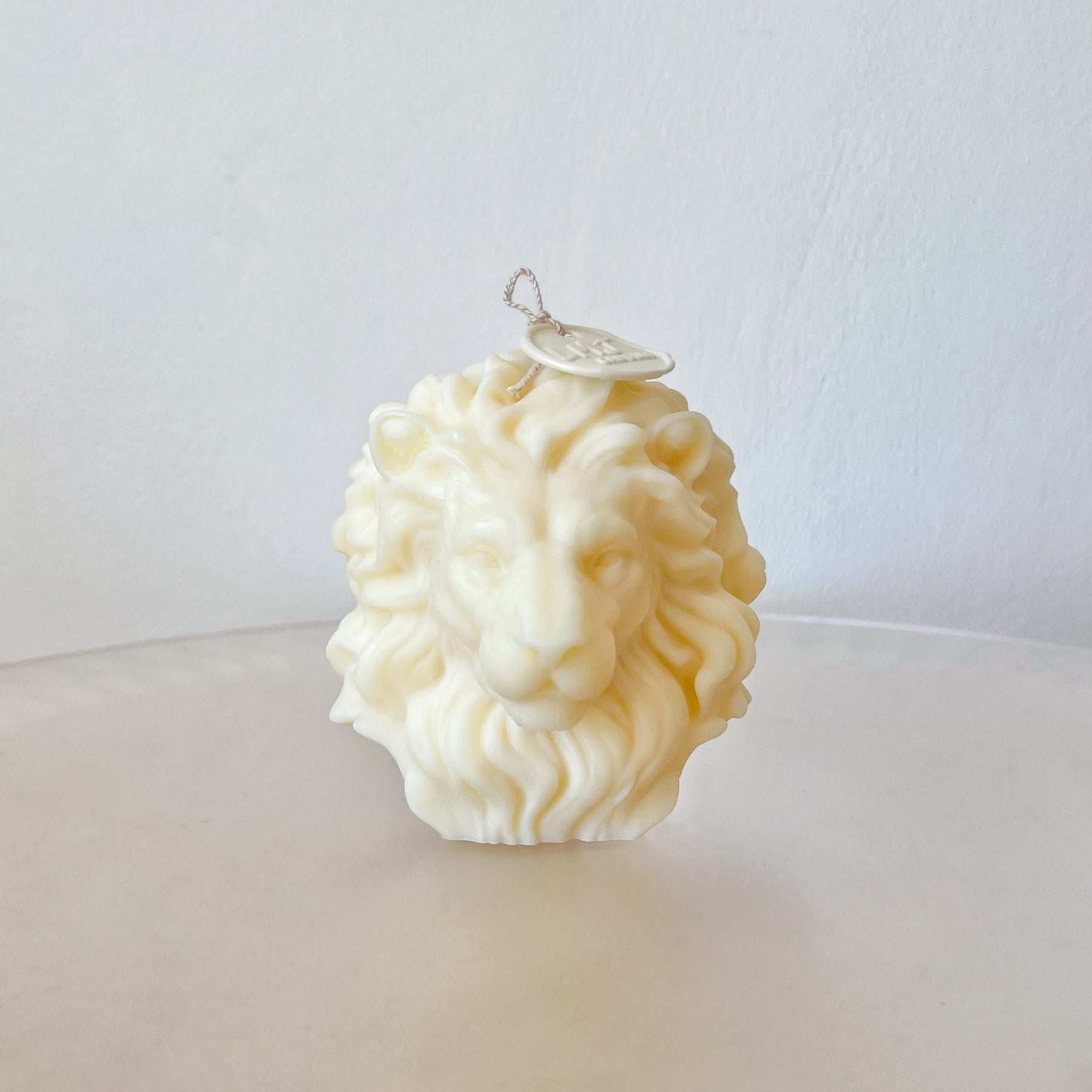 Lion Bust Scented Soy Candle in three colours from LMJ Candles