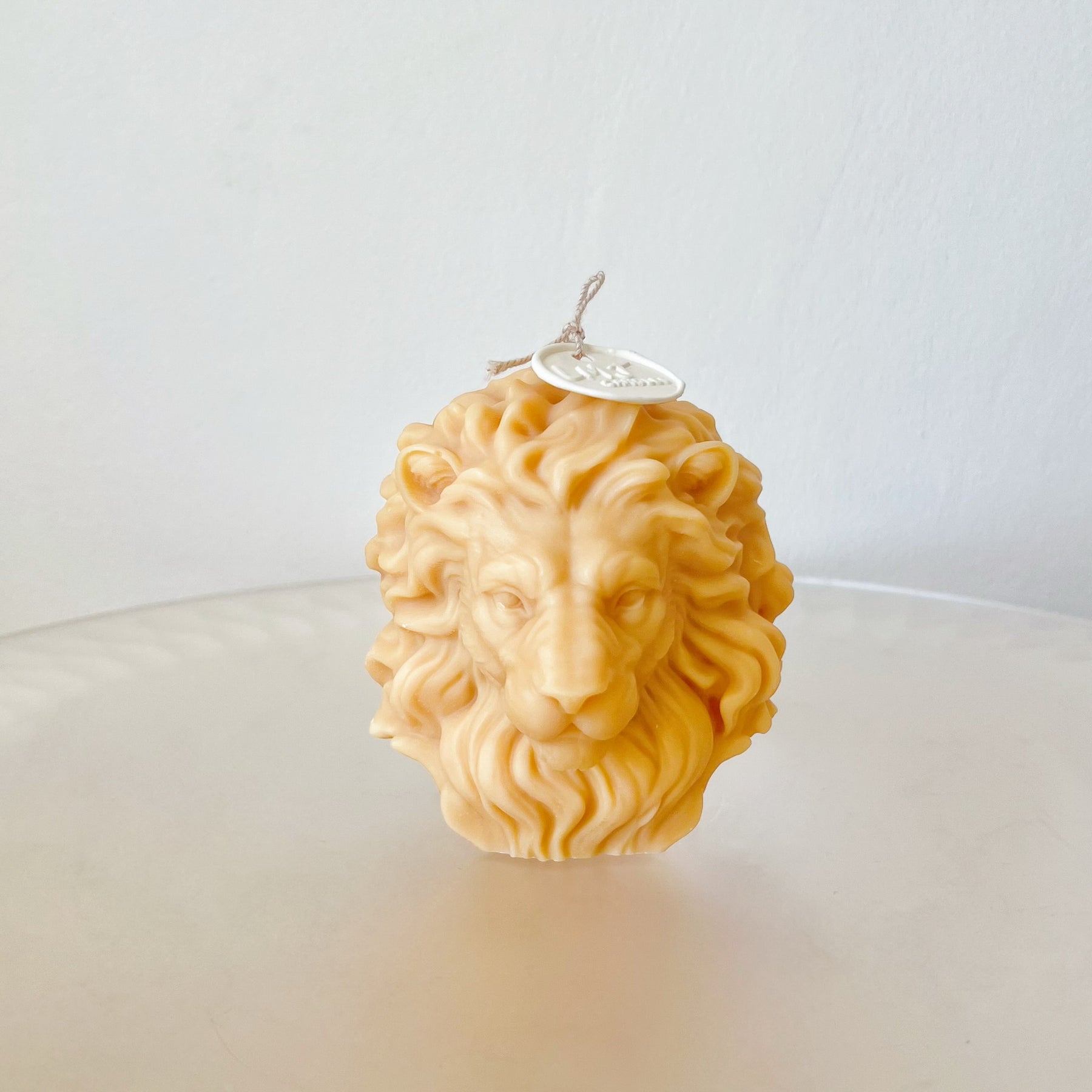 Lion Bust Scented Soy Candle in three colours from LMJ Candles
