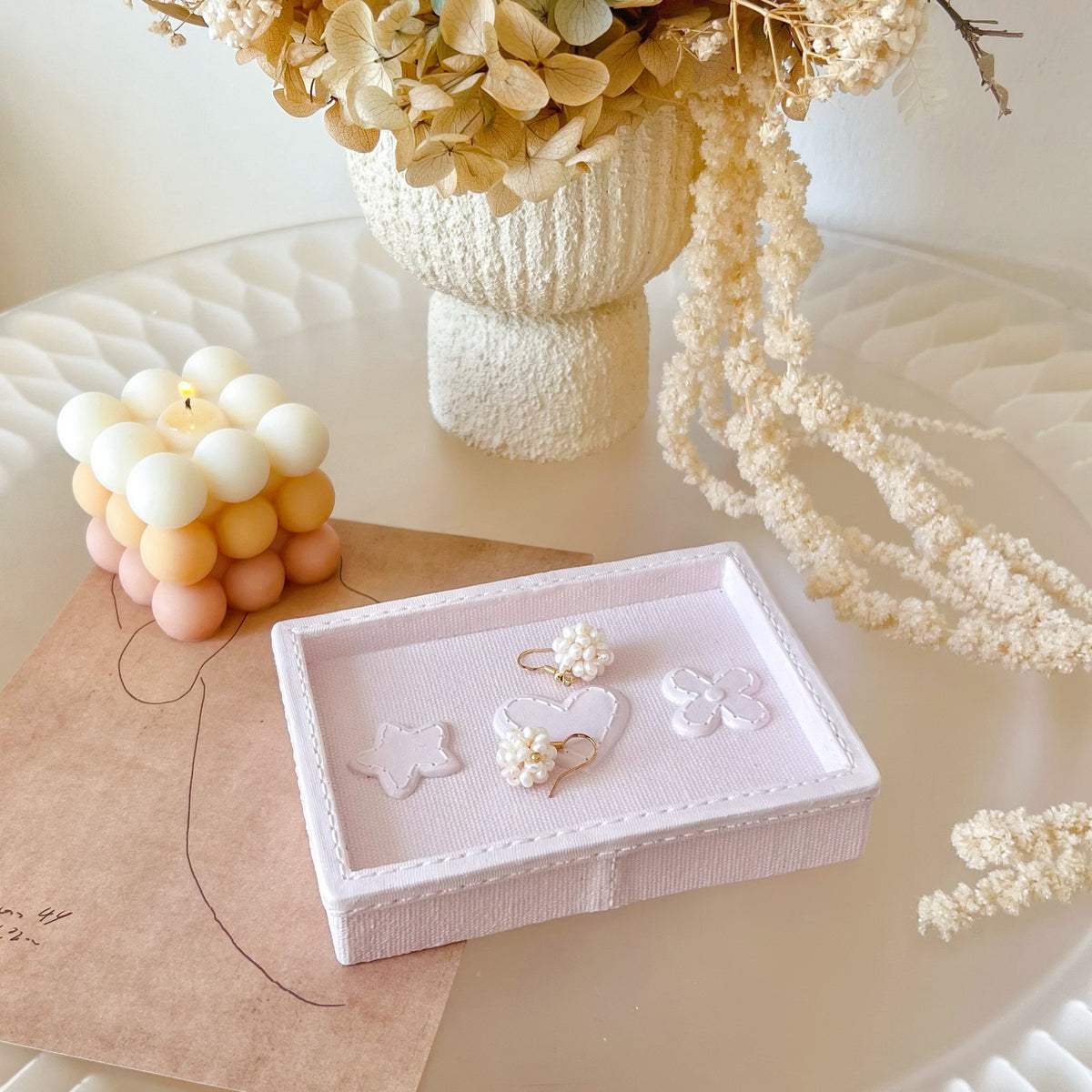 Handcrafted Cute Rectangular Decorative Trinket Dish - LMJ Candles