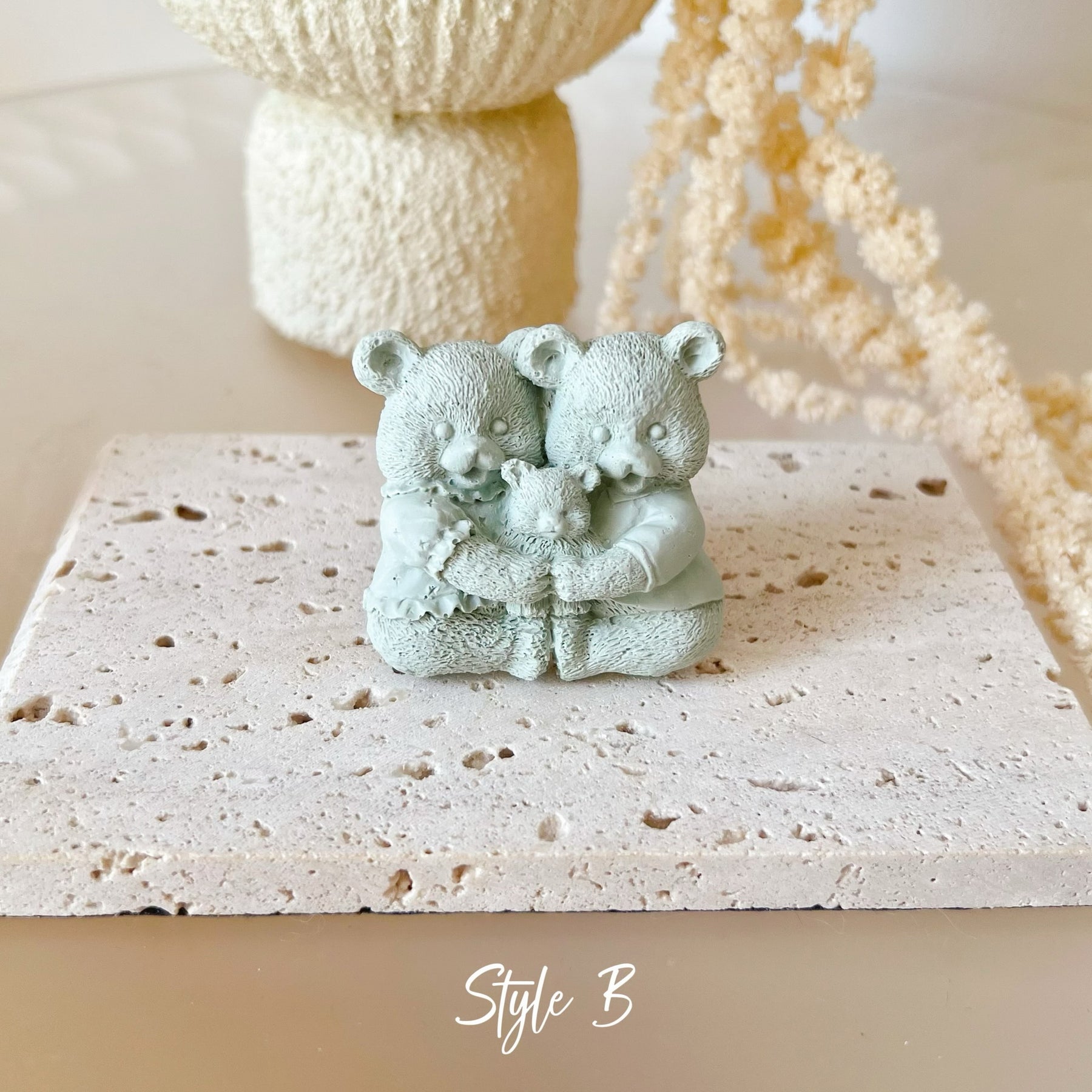 Teddy Bear Family Car Air Freshener - Car Vent Clip | LMJ Candles