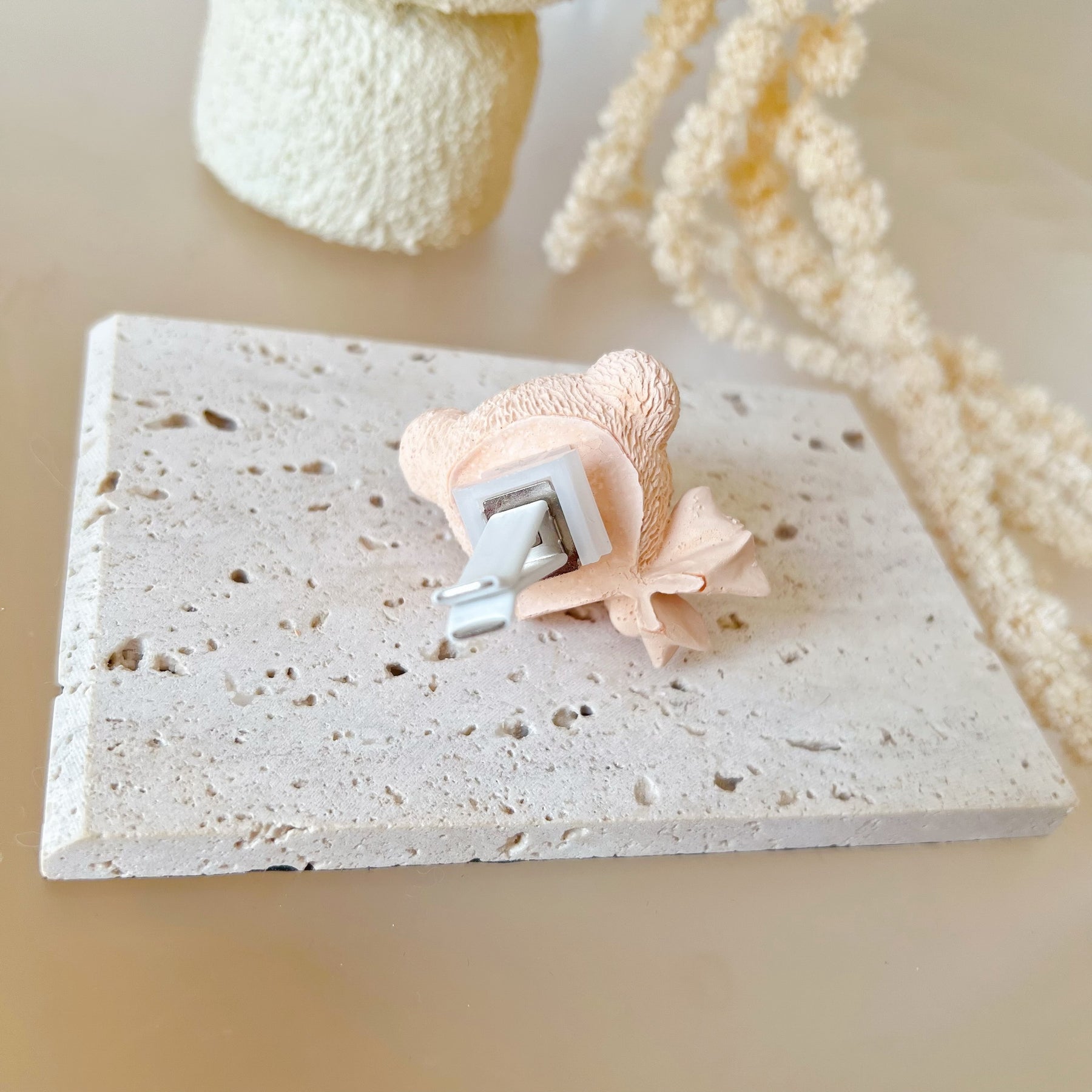 Teddy Bear Head Air Freshener - Car Vent Clip | LMJ Candles